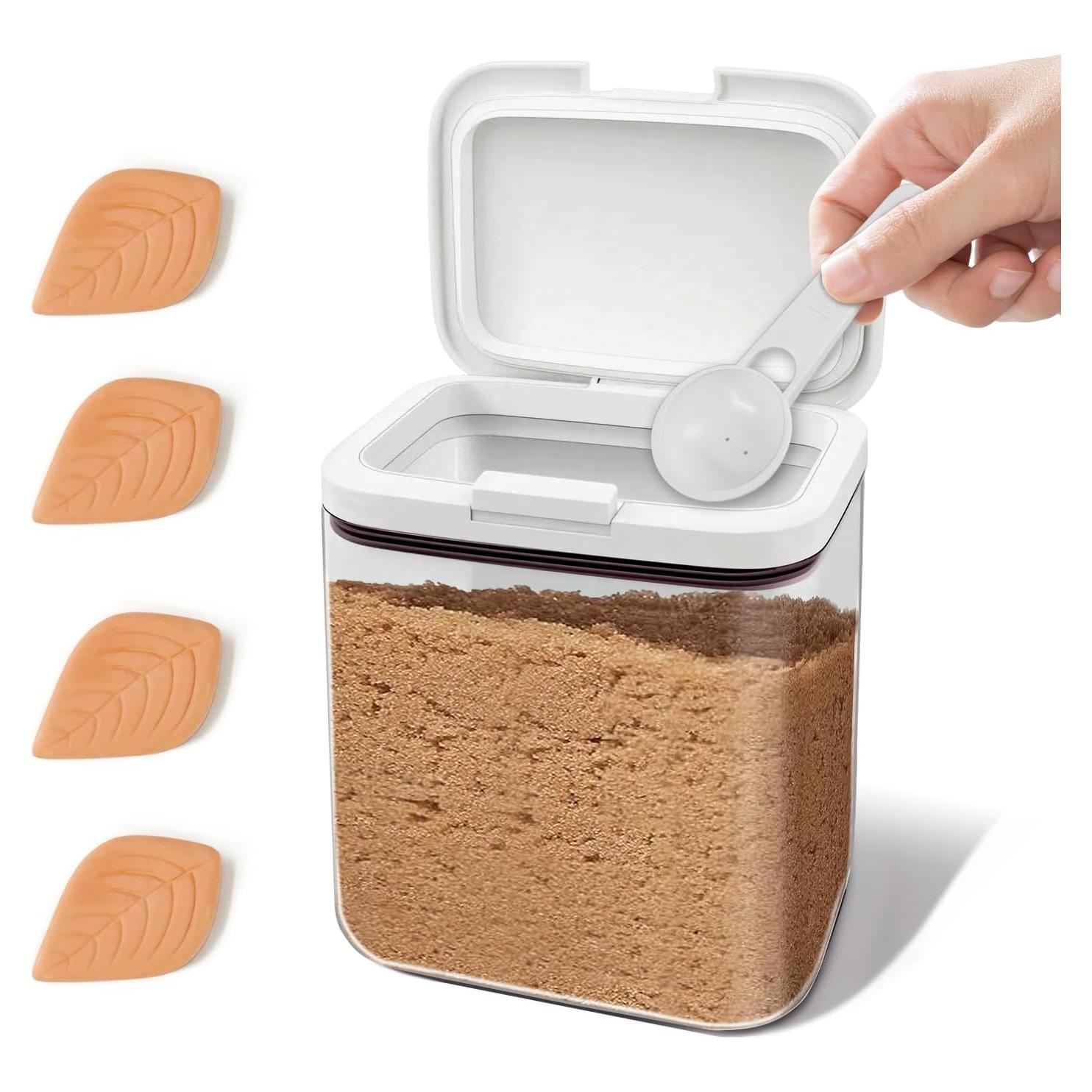 Contenedor Hermético de Azúcar Moreno Holyenten 1.89L con Cuchara