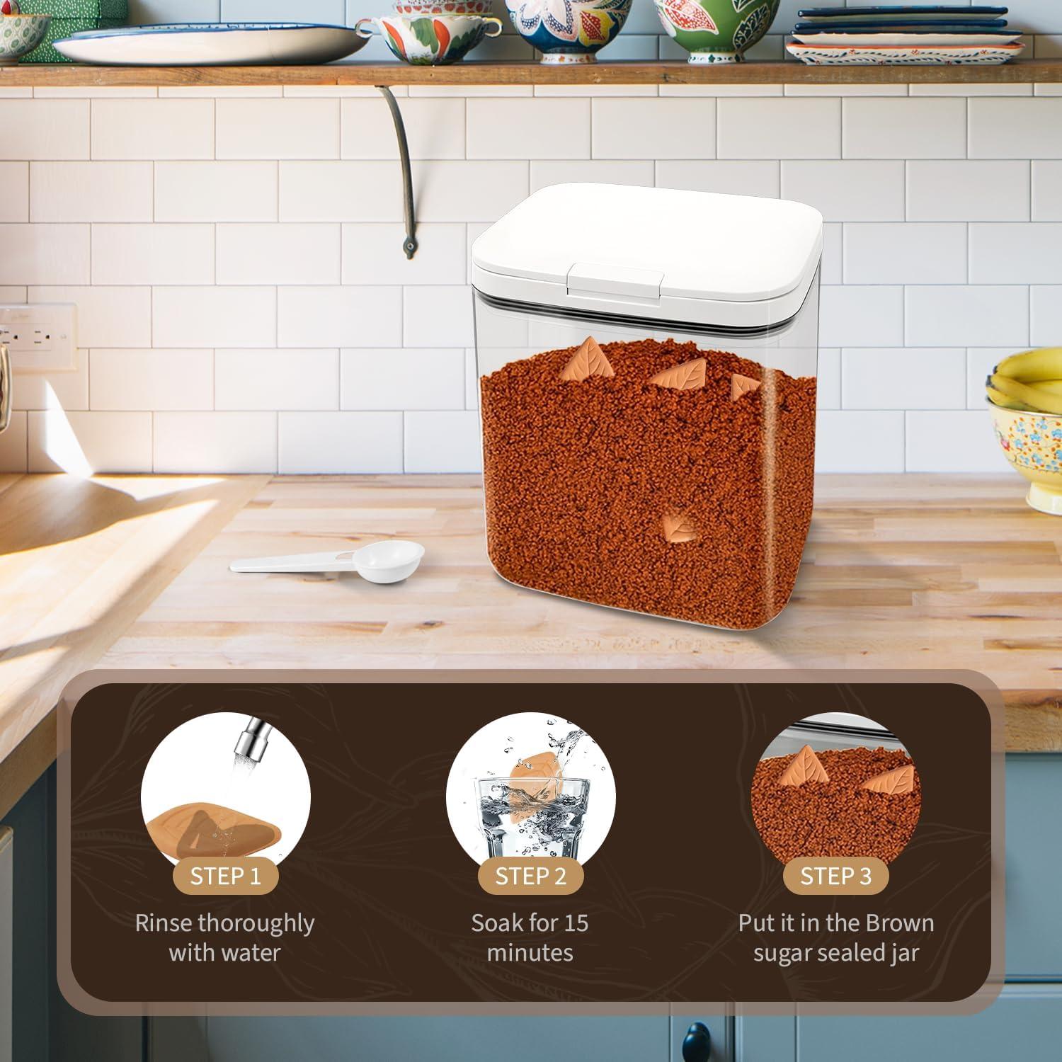 Contenedor Hermético de Azúcar Moreno Holyenten 1.89L con Cuchara