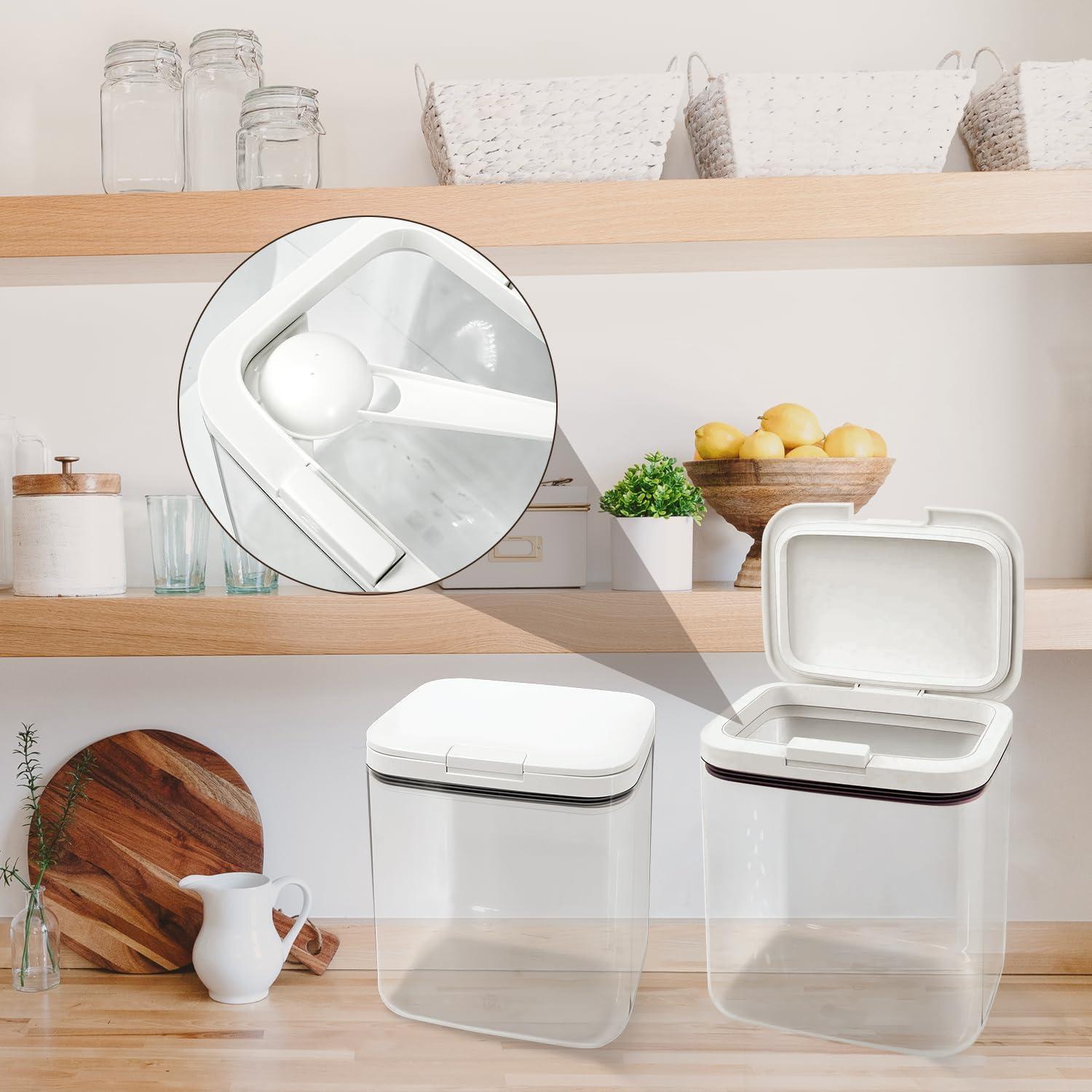 Contenedor Hermético de Azúcar Moreno Holyenten 1.89L con Cuchara