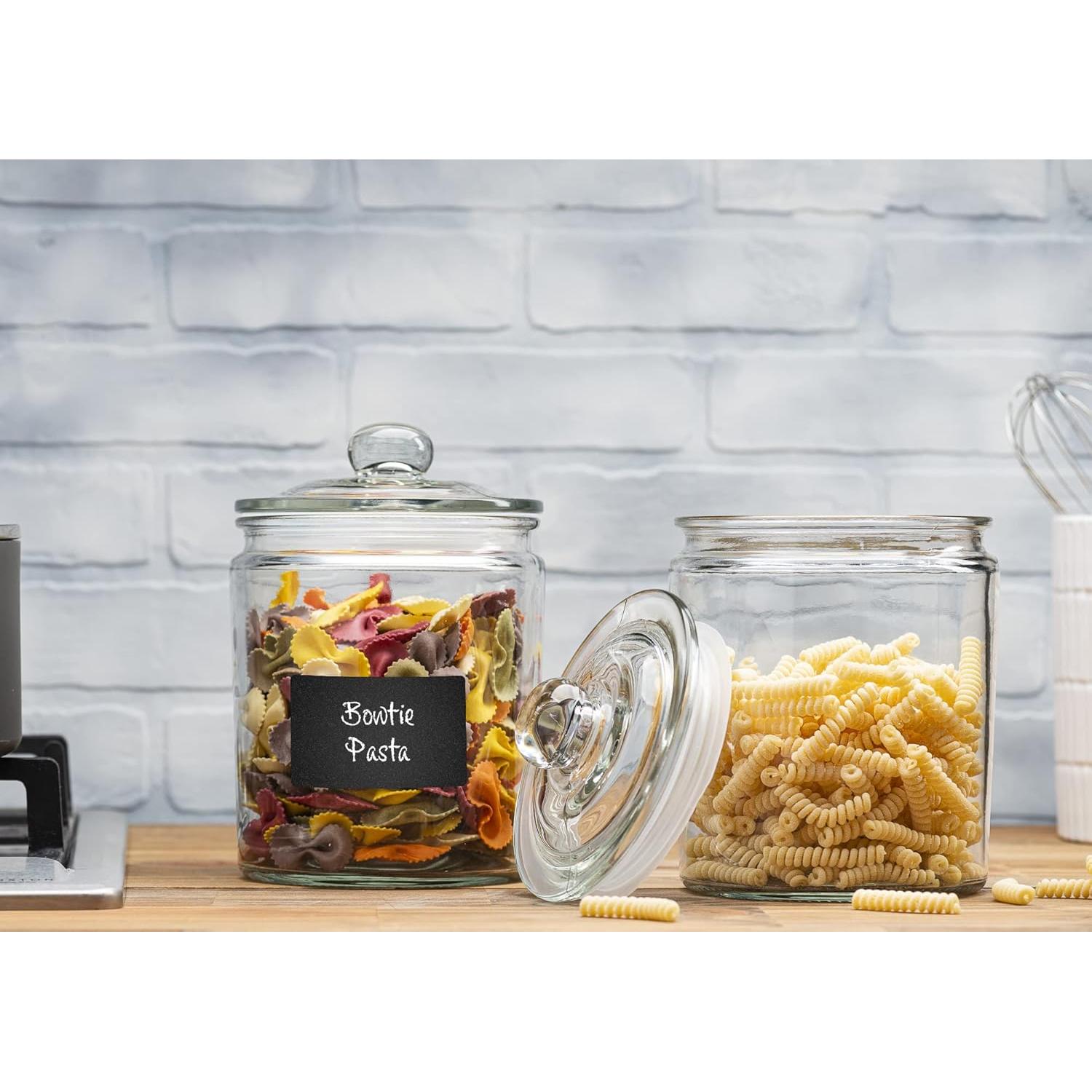 Juego de Tarros de Vidrio Herméticos Le'raze - Set de 2 - 1.89L