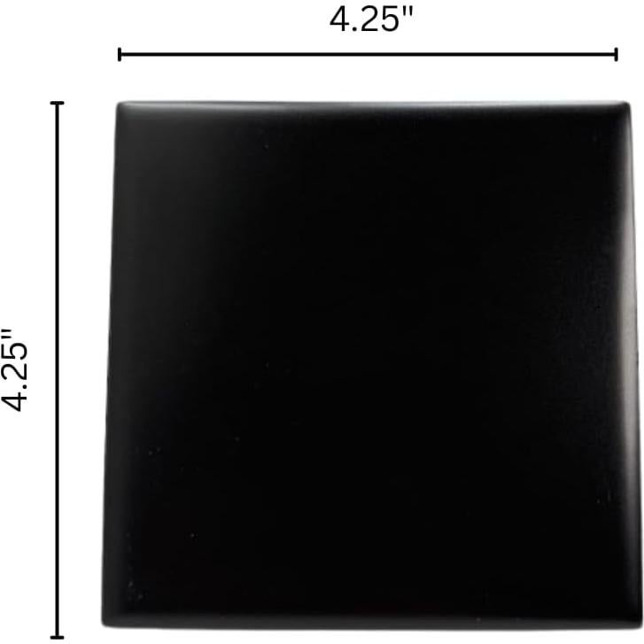 Azulejo Cerámico Tenedos HTC367 Negro Mate 10 Piezas 10.8x10.8 cm