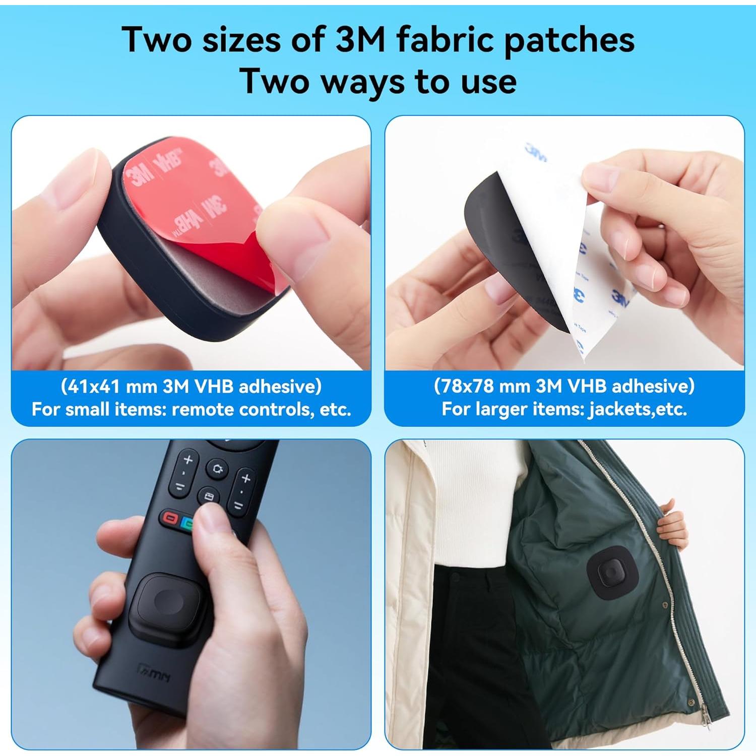 Soporte Adhesivo para Tile Mate DDJ - Paquete de 2, Impermeable