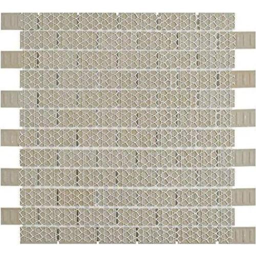 Azulejo de Porcelana Vogue Blanco 2.54x5.08 cm Mate - Paquete de 10