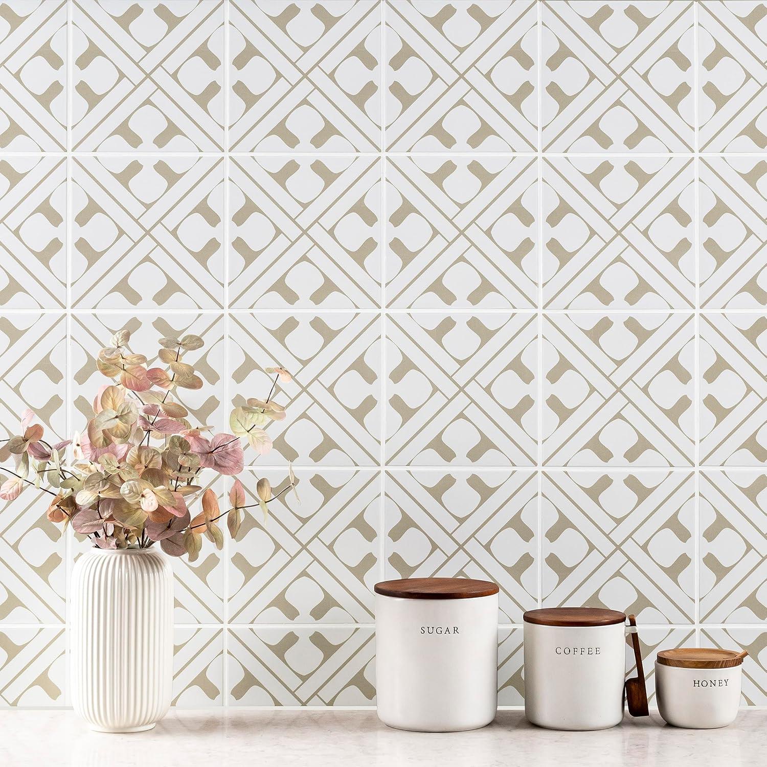 Azulejo Porcelana Encaustic MSI Elora 20.32x20.32cm Mate