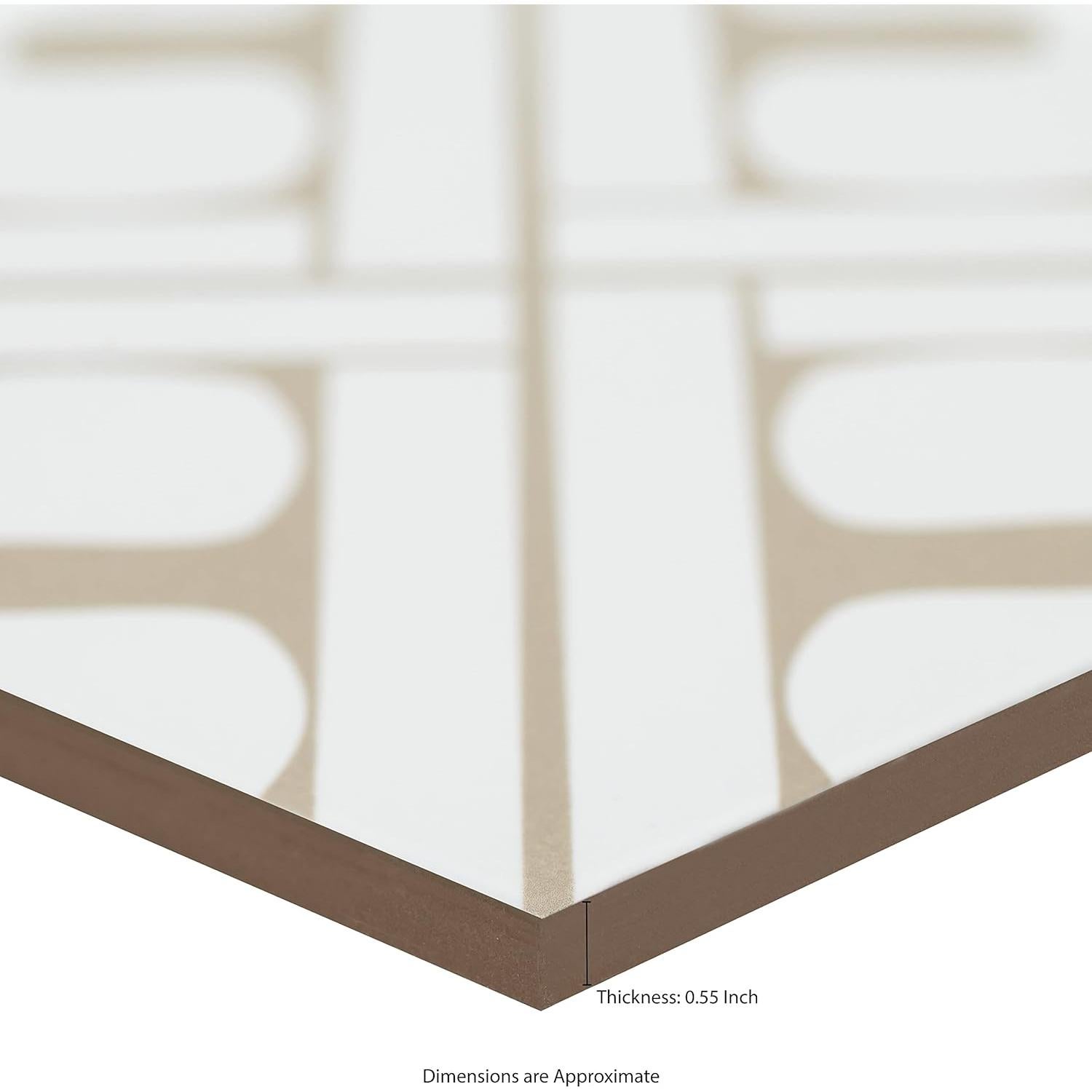 Azulejo Porcelana Encaustic MSI Elora 20.32x20.32cm Mate