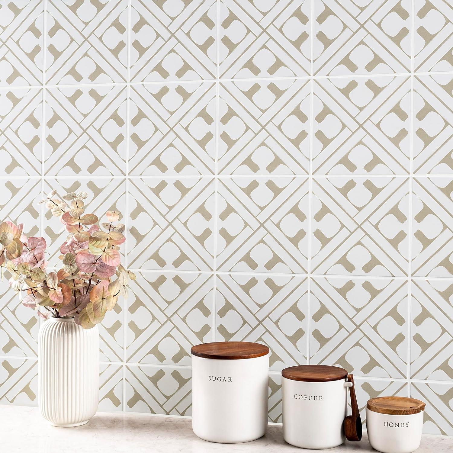 Azulejo Porcelana Encaustic MSI Elora 20.32x20.32cm Mate