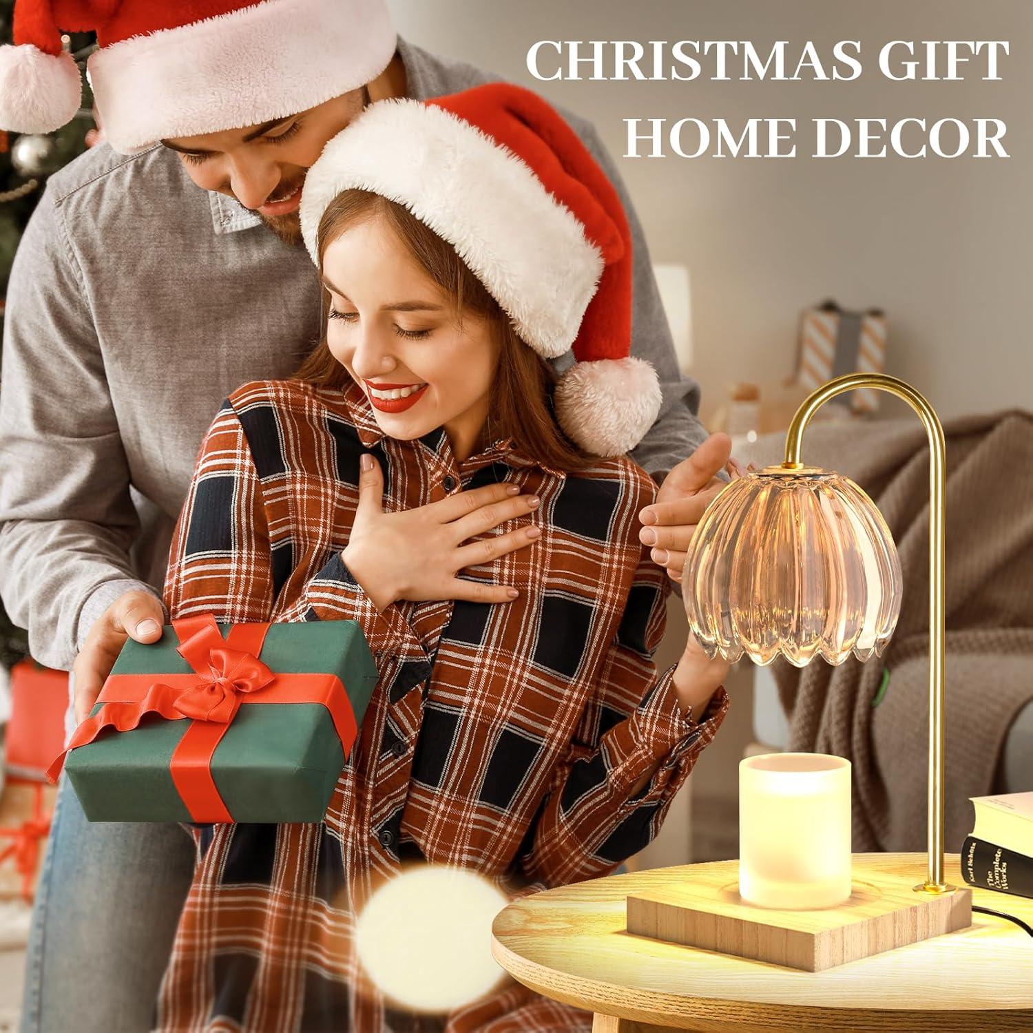 Lámpara Calentadora de Velas YIEELOG Ámbar Vintage 50W