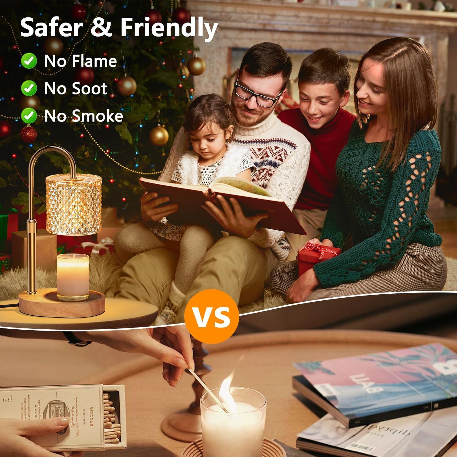 Calentador de Velas Eléctrico Seenlast con Temporizador y Regulador