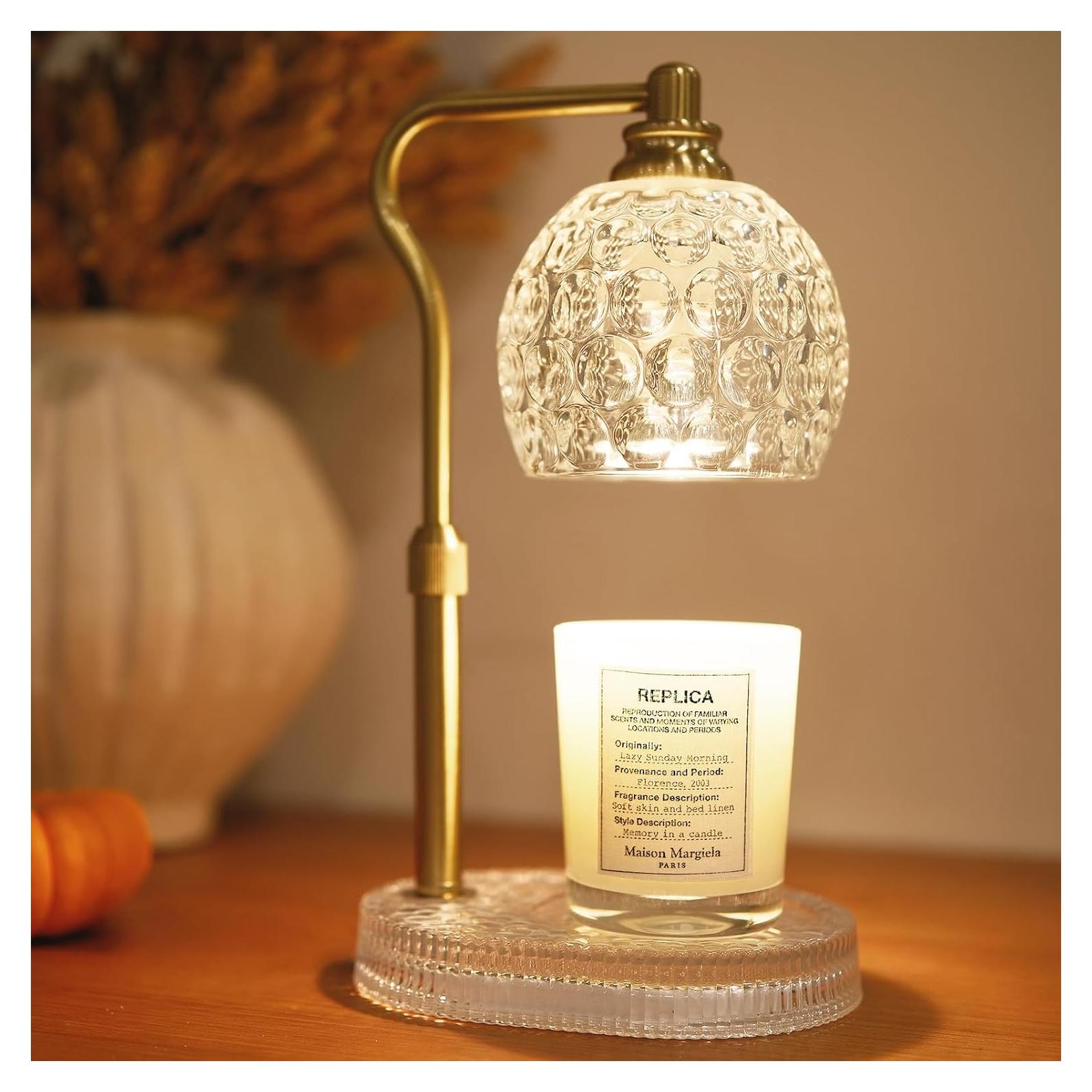 Lámpara Calentadora de Velas NeatGlow Oro Ajustable 50W