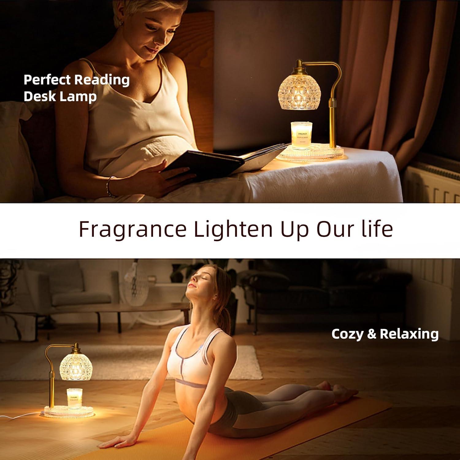 Lámpara Calentadora de Velas NeatGlow Oro Ajustable 50W