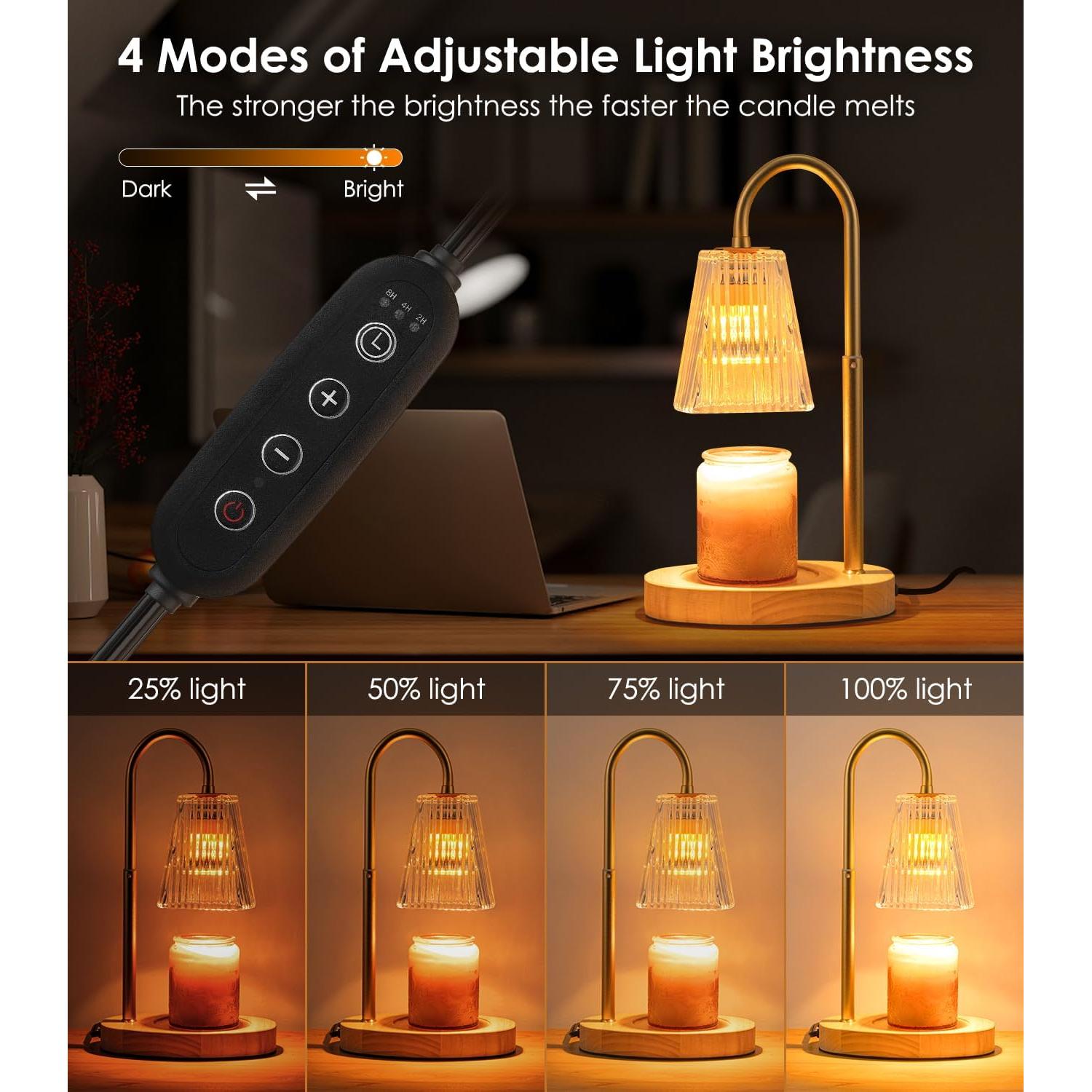 Lámpara Calentadora de Velas Vanranger con Temporizador y Altura Ajustable