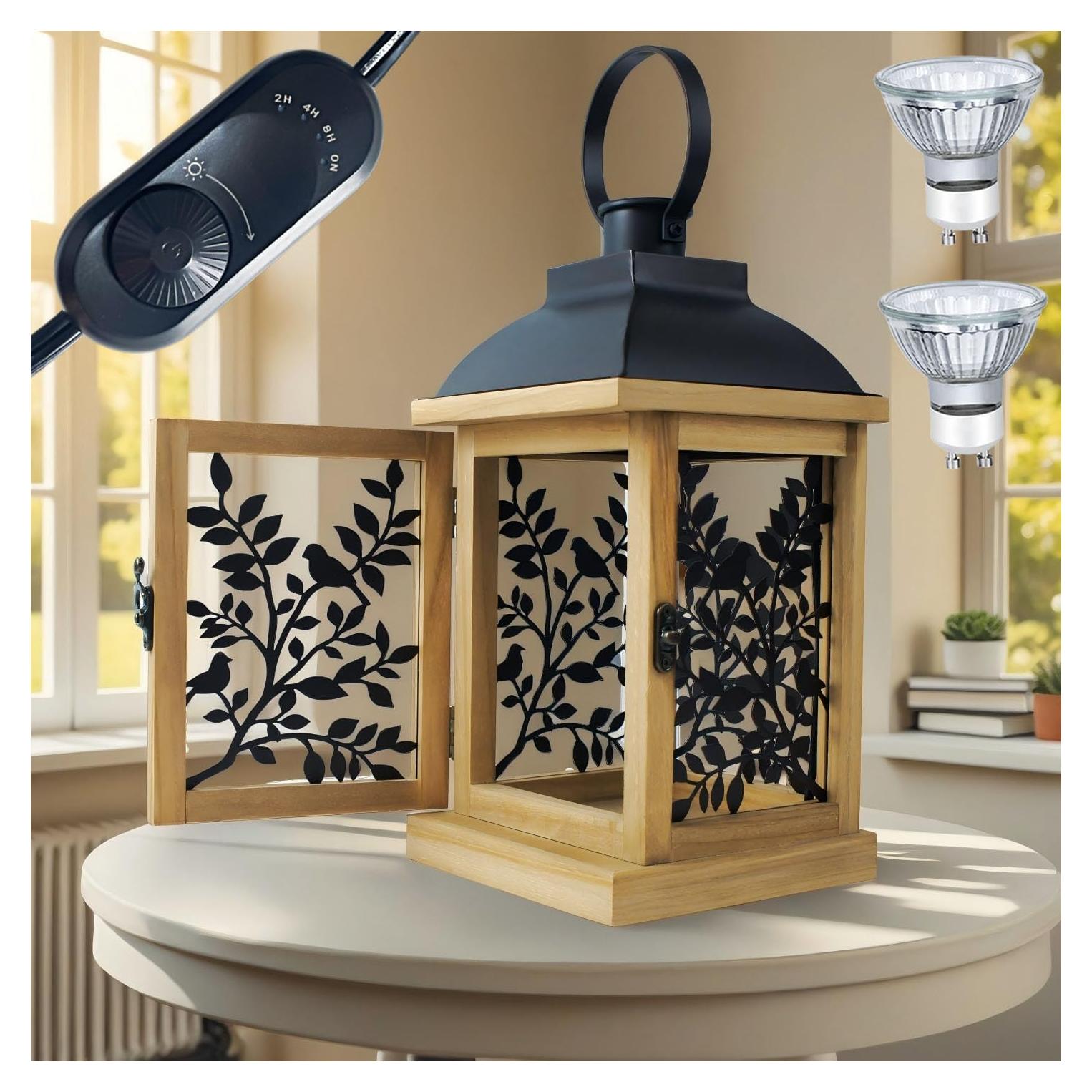 Lámpara Calentadora de Velas Eodysoi con Temporizador y Regulador