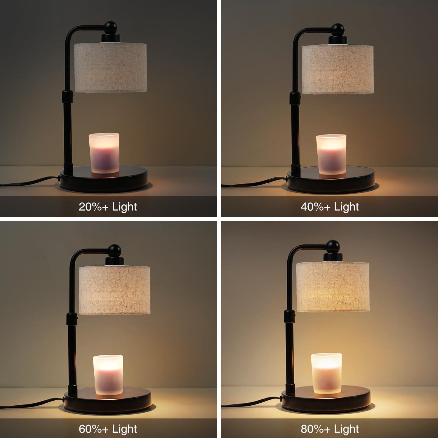 Lámpara Calentadora de Velas Bingyouth con Temporizador 160W