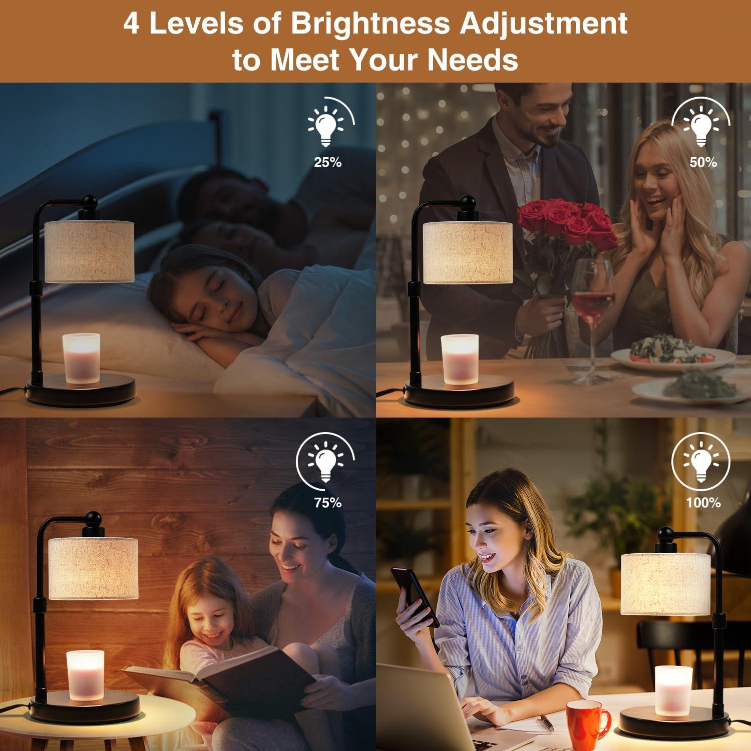 Lámpara Calentadora de Velas Bingyouth con Temporizador 160W