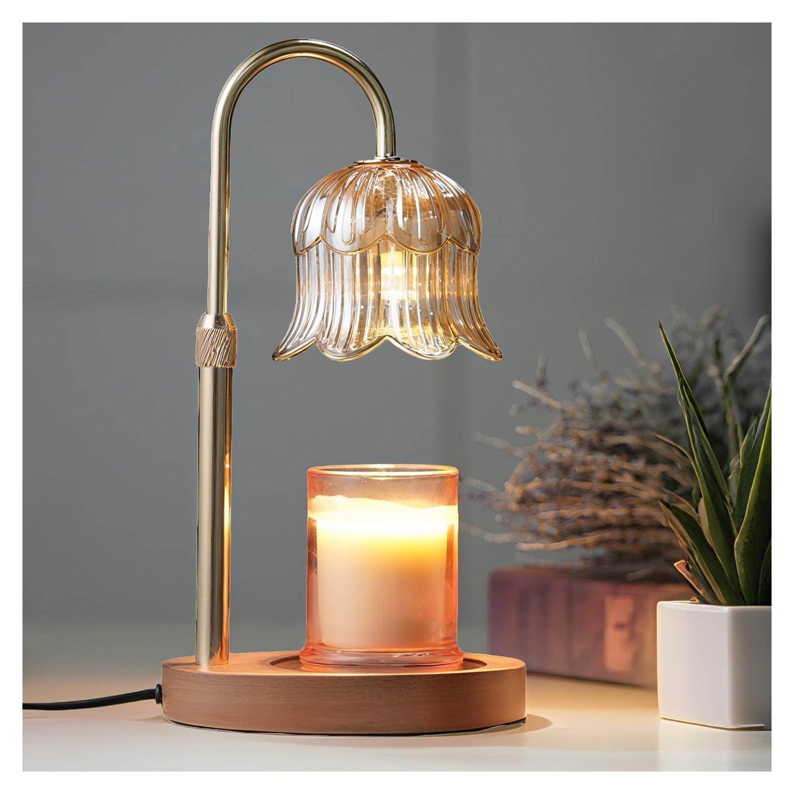 Lámpara Calentadora de Velas CRMILL CXRLD-001 Ámbar Floral