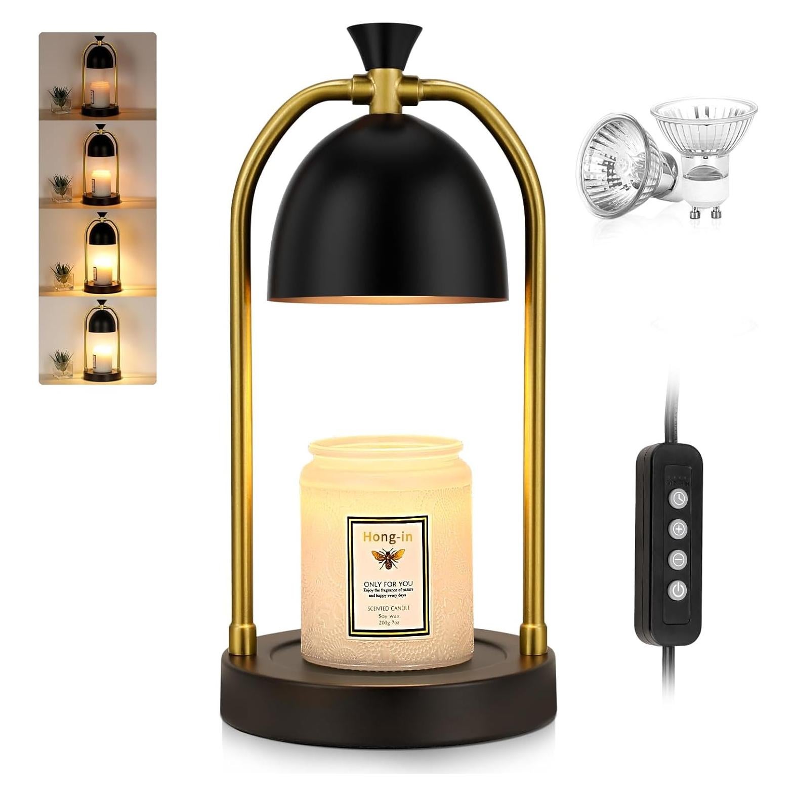 Lámpara Calentadora de Velas Hong-in con Temporizador y Regulador