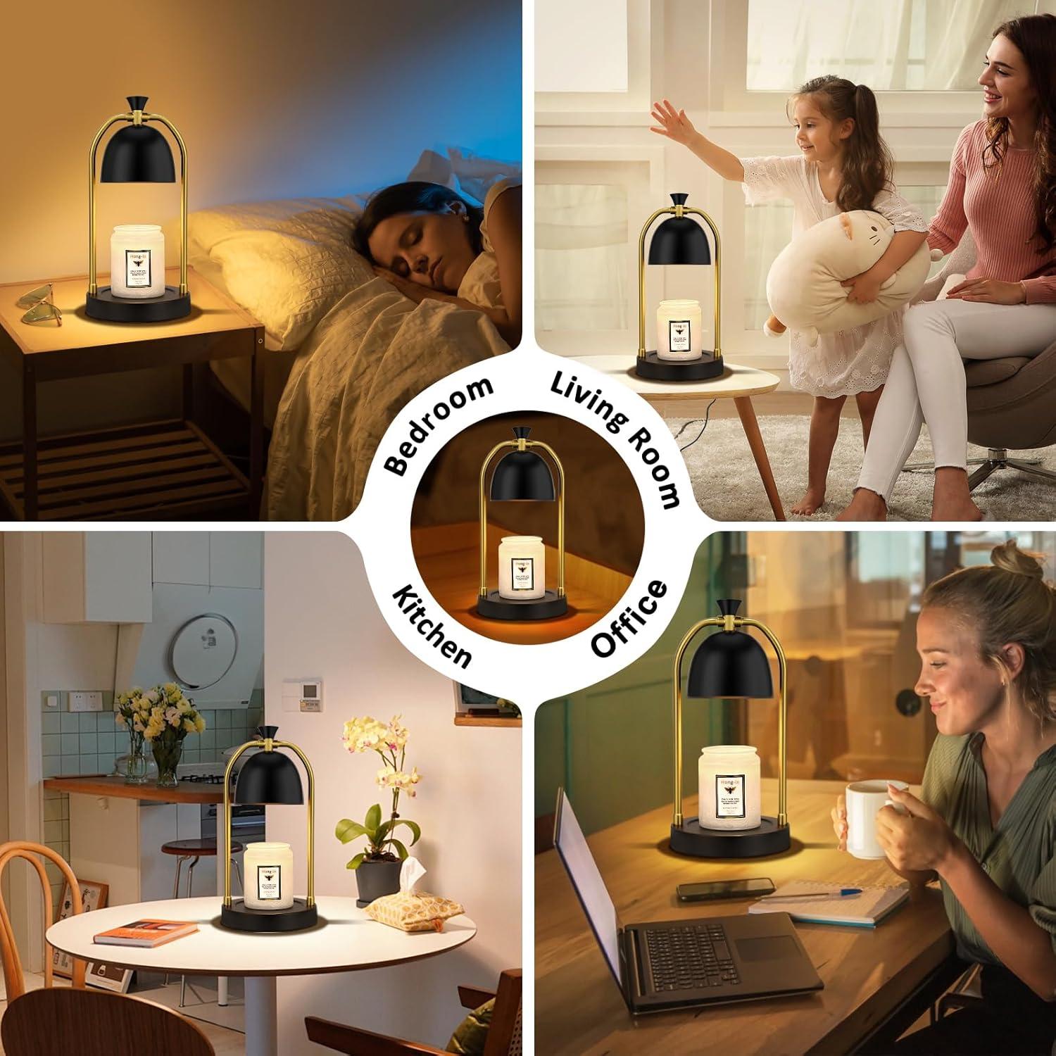 Lámpara Calentadora de Velas Hong-in con Temporizador y Regulador