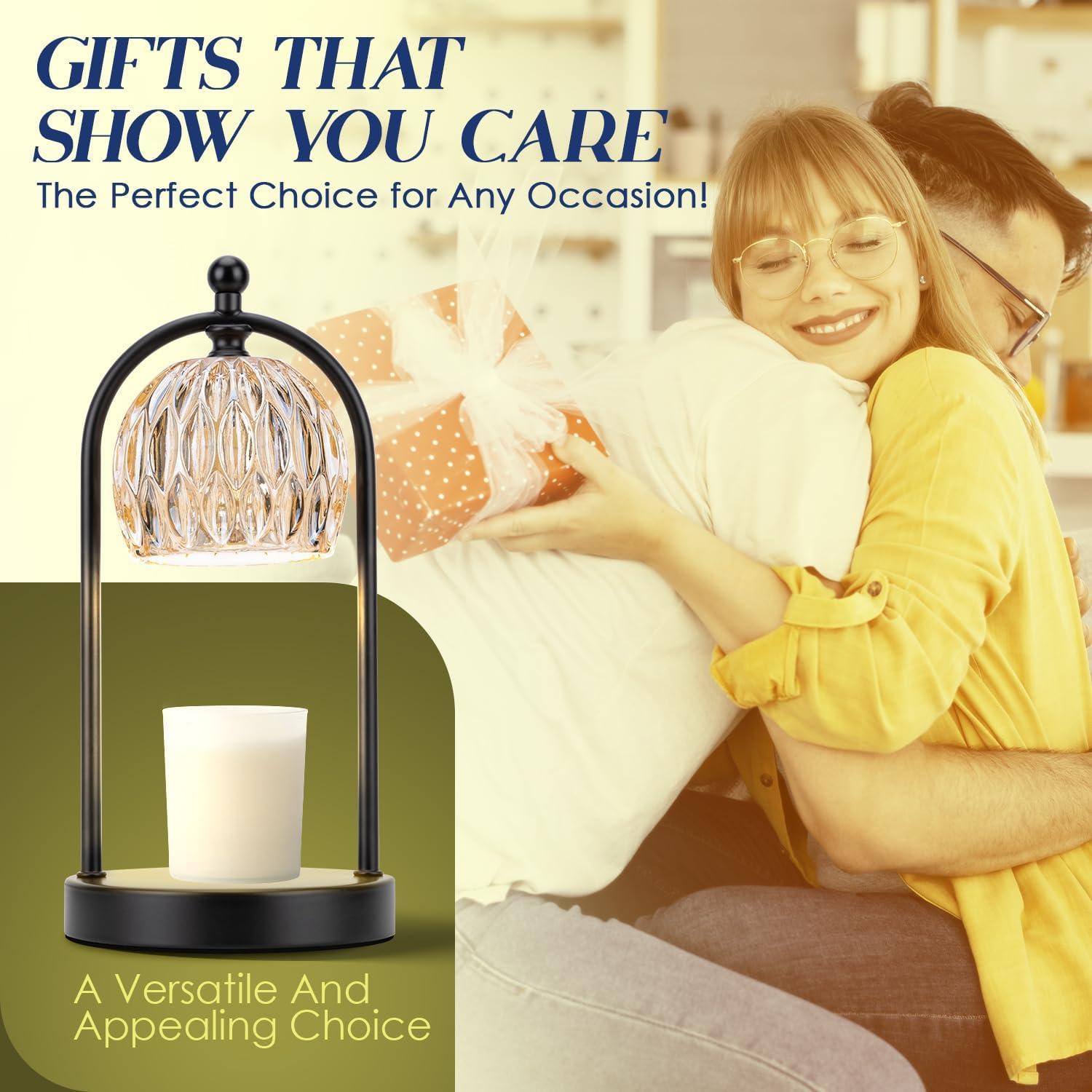 Lámpara Calentadora de Velas Soilsiu con Temporizador y 2 Bombillas