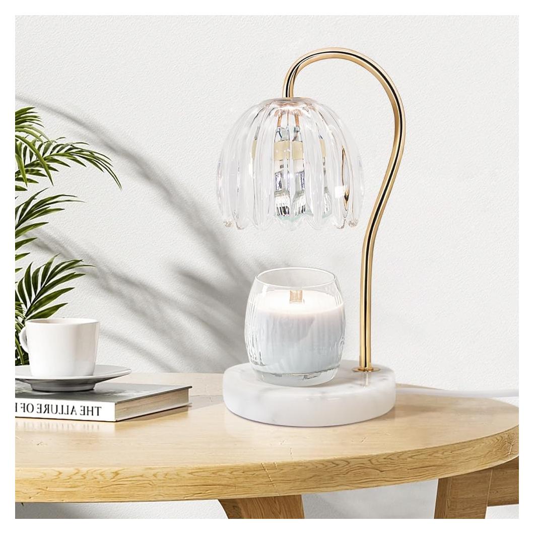 Lámpara Calentadora de Velas TUOTGOYEZ con Base de Mármol