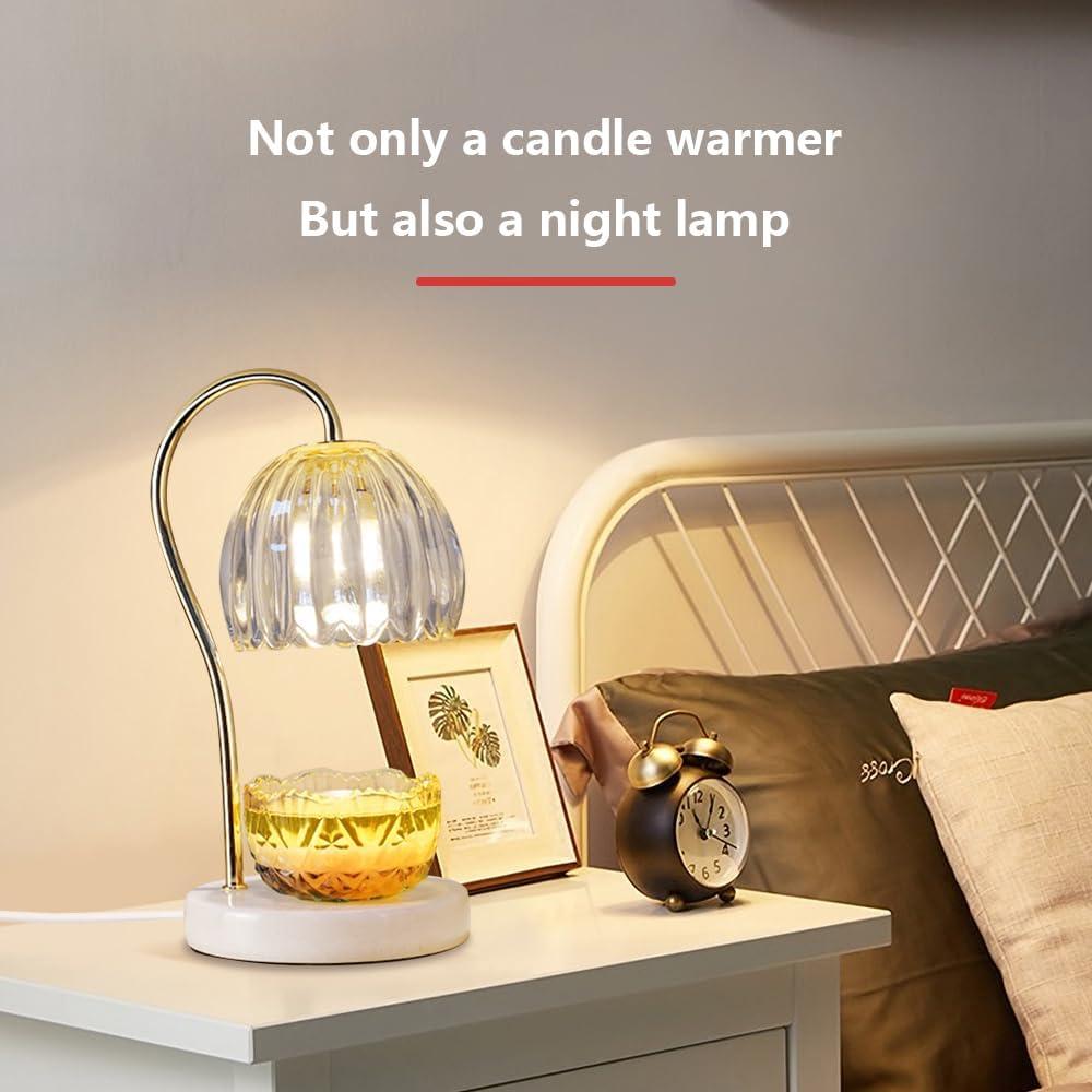 Lámpara Calentadora de Velas TUOTGOYEZ con Base de Mármol