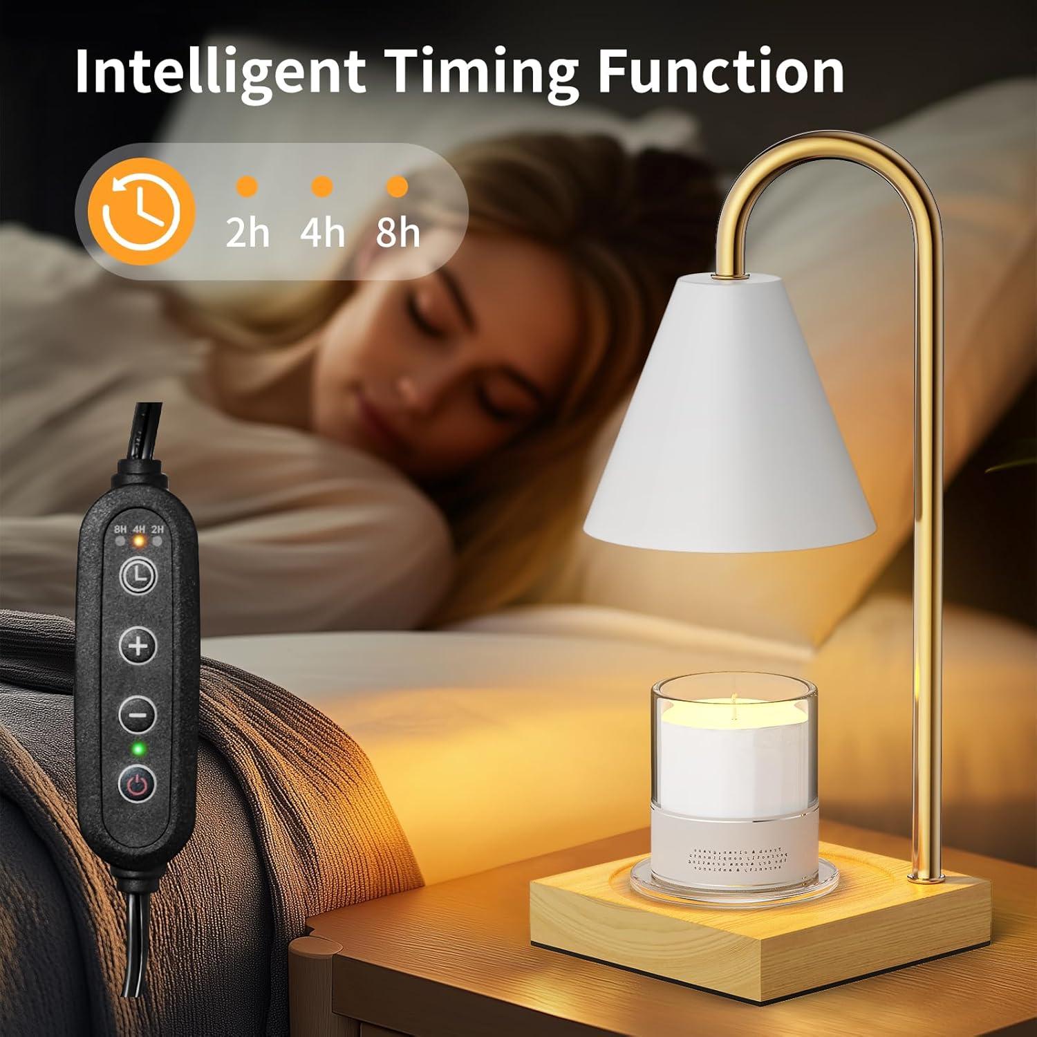 Lámpara Calentadora de Velas Anyage CL, Regulable 50W, Blanca