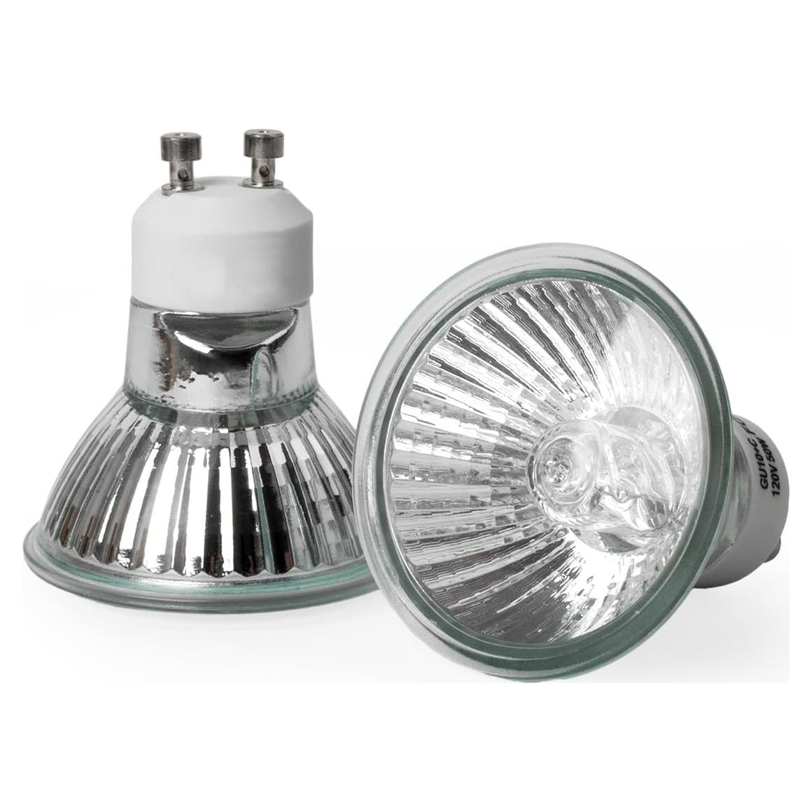 Bombilla Halógena GU10 Elenhome 50W Regulable 2800K 2 Piezas