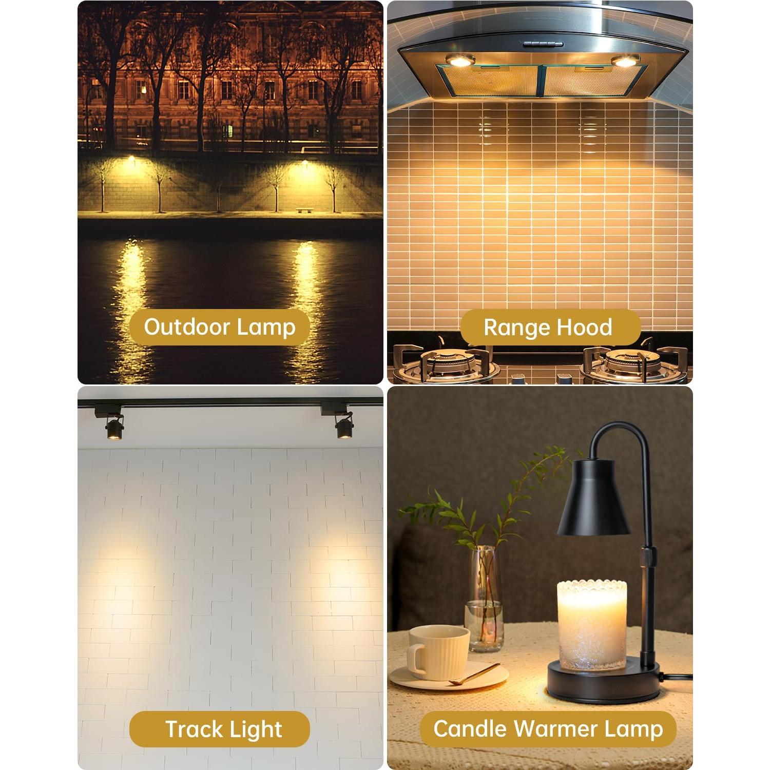 Bombilla Halógena GU10 Elenhome 50W Regulable 2800K 2 Piezas