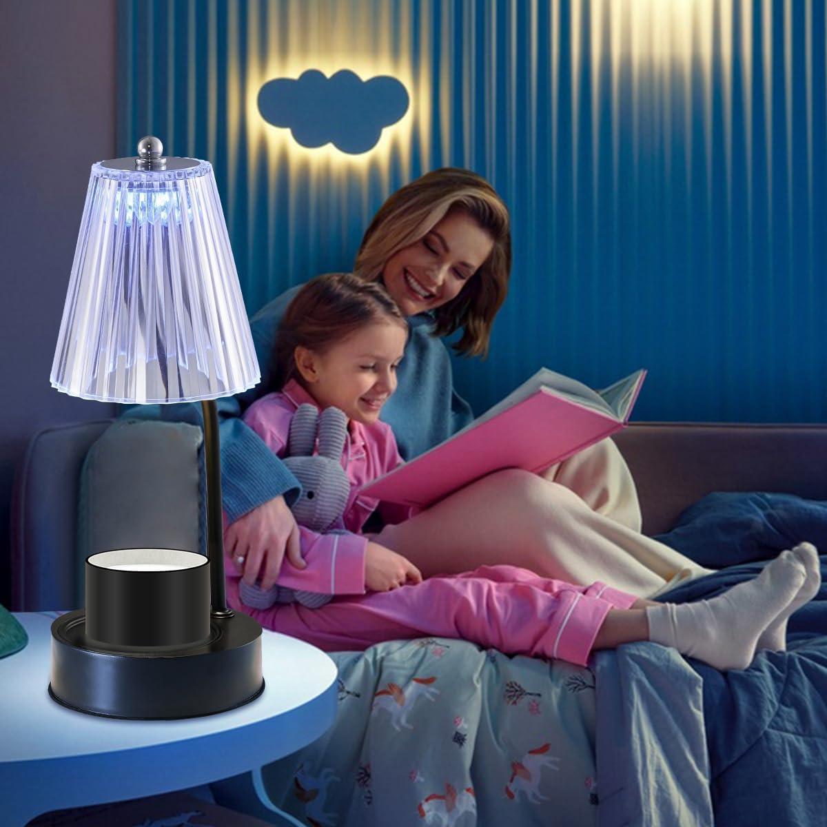 Lámpara Calentadora de Velas HEKALU Vintage LED 7 Colores