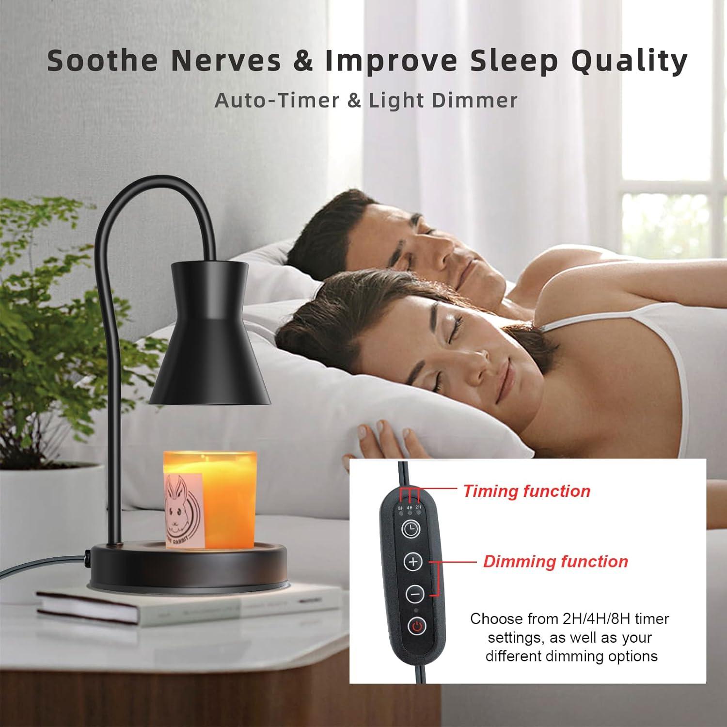 Lámpara Calentadora de Velas LALISU Regulable 50W Negro