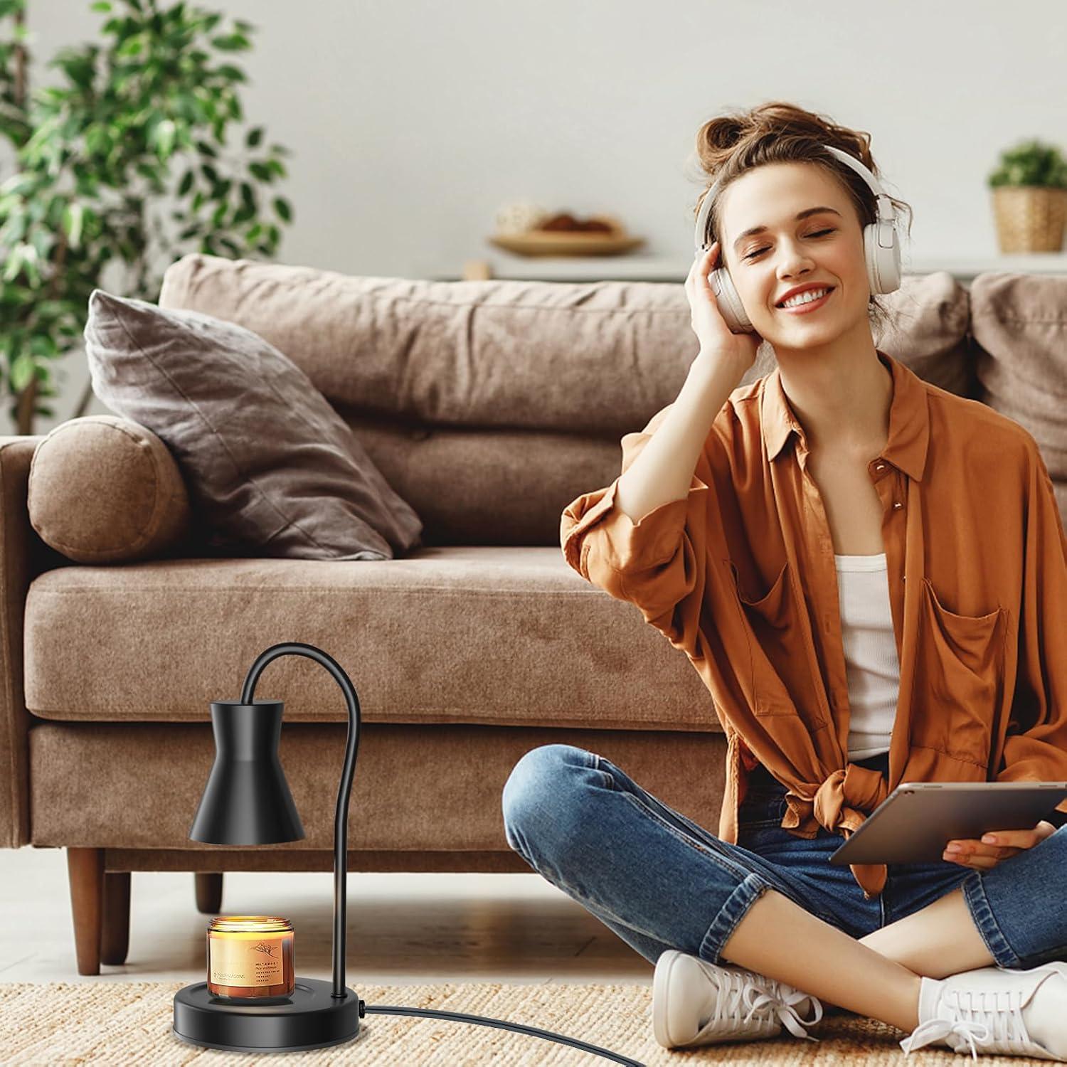 Lámpara Calentadora de Velas LALISU Regulable 50W Negro