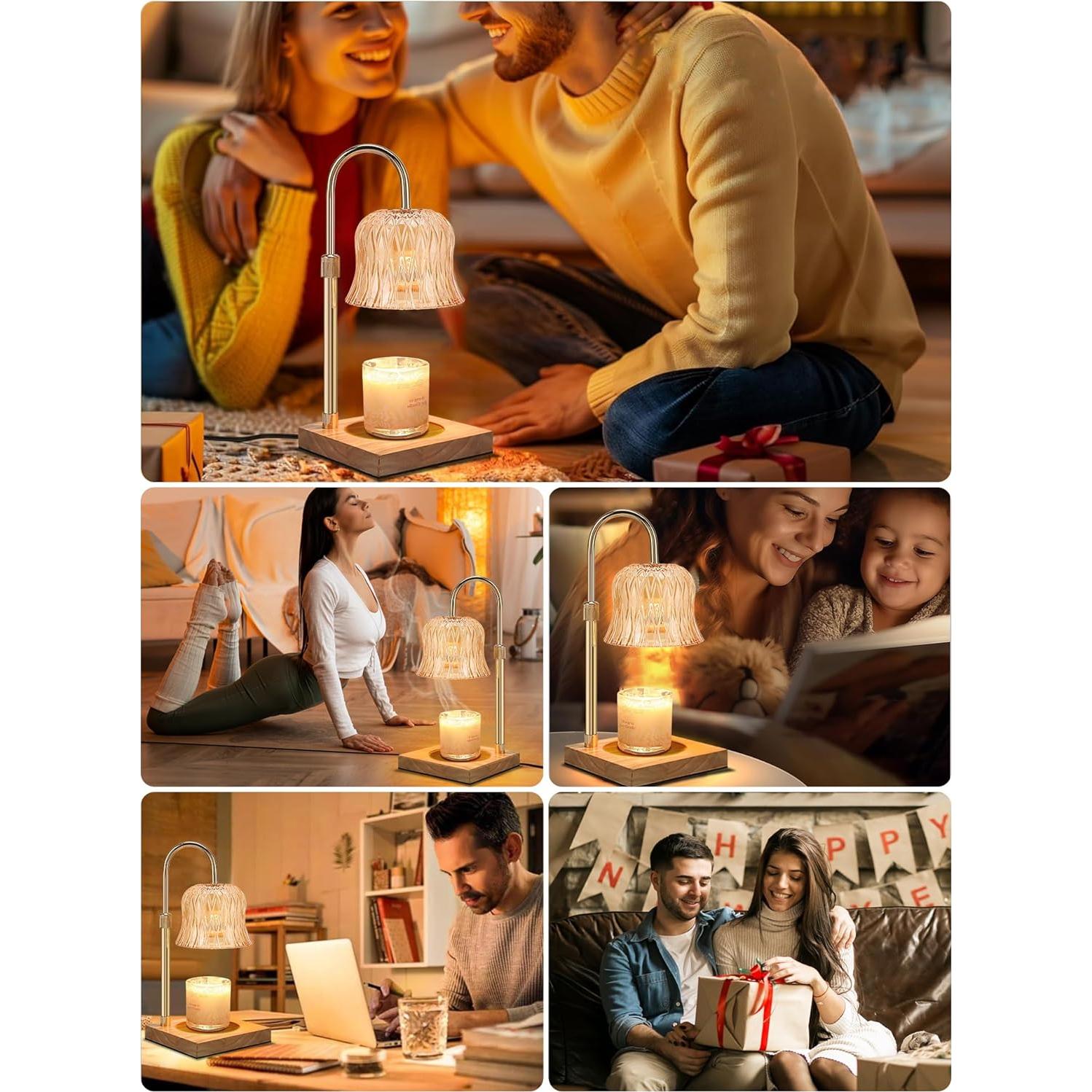 Lámpara Calentadora de Velas ZMZDP Ajustable con Temporizador