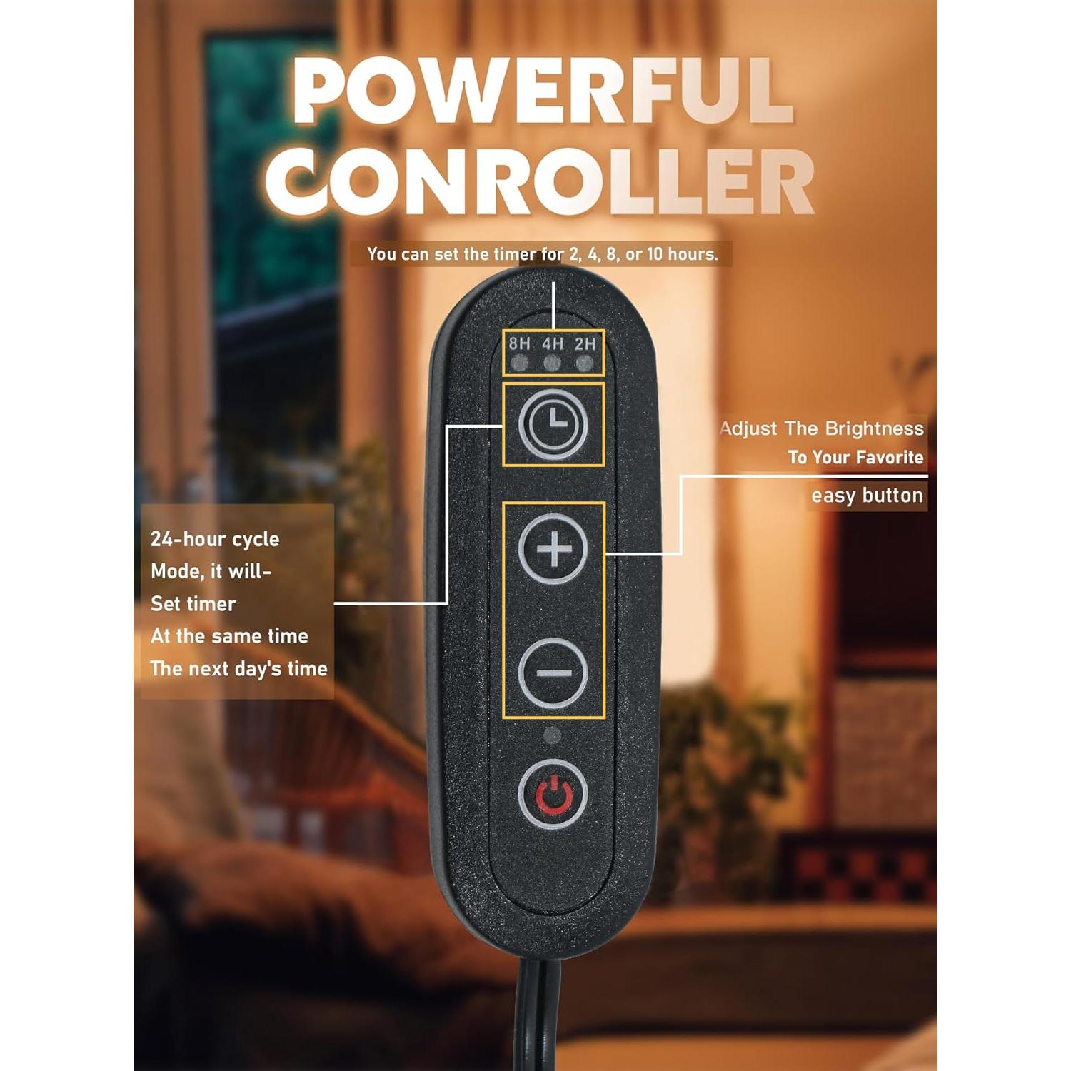 Lámpara Calentadora de Velas ZMZDP Ajustable con Temporizador