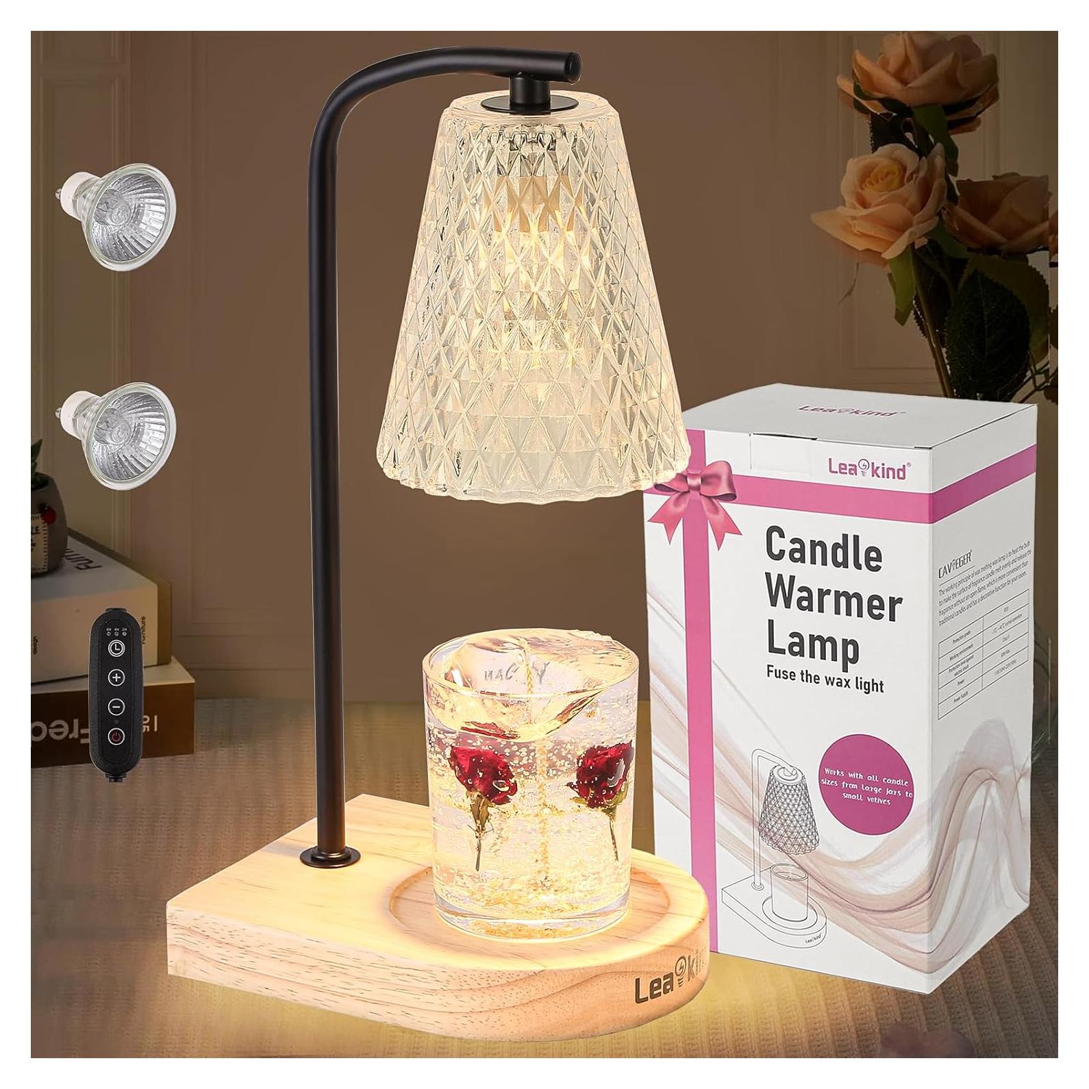 Lámpara Calentadora de Velas Eléctrica Leakind con Temporizador
