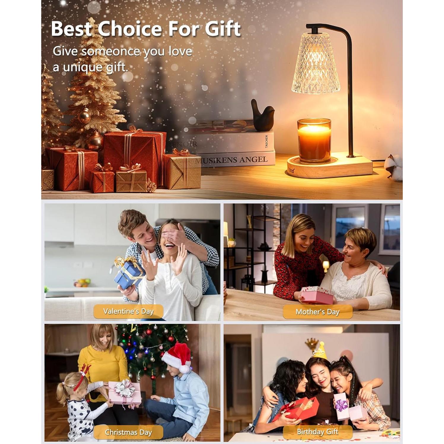 Lámpara Calentadora de Velas Eléctrica Leakind con Temporizador