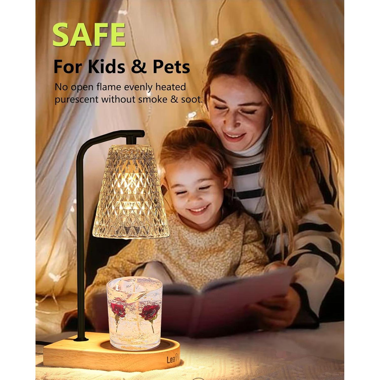 Lámpara Calentadora de Velas Eléctrica Leakind con Temporizador