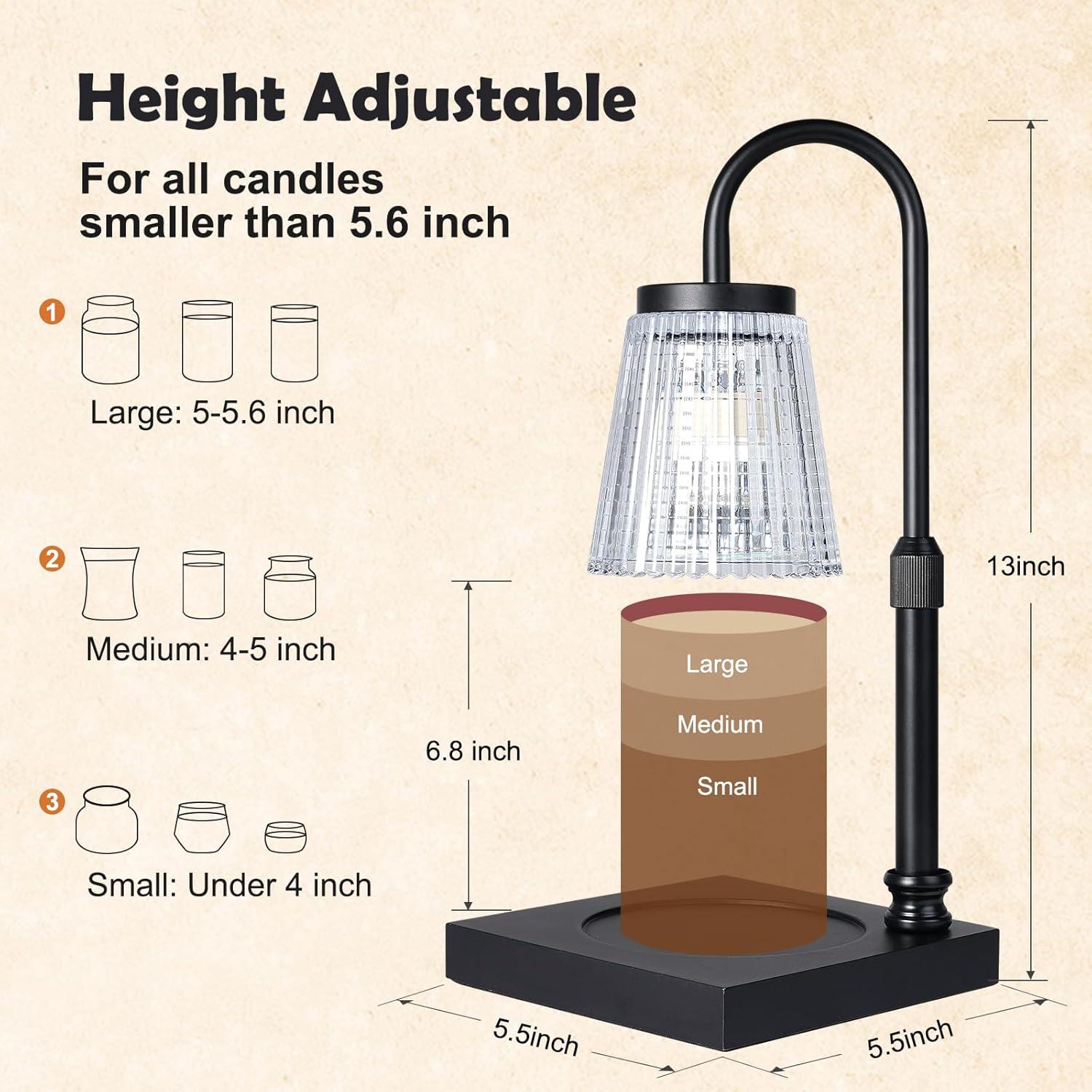 Lámpara Calentadora de Velas Hansanti HS2232 50W Regulable