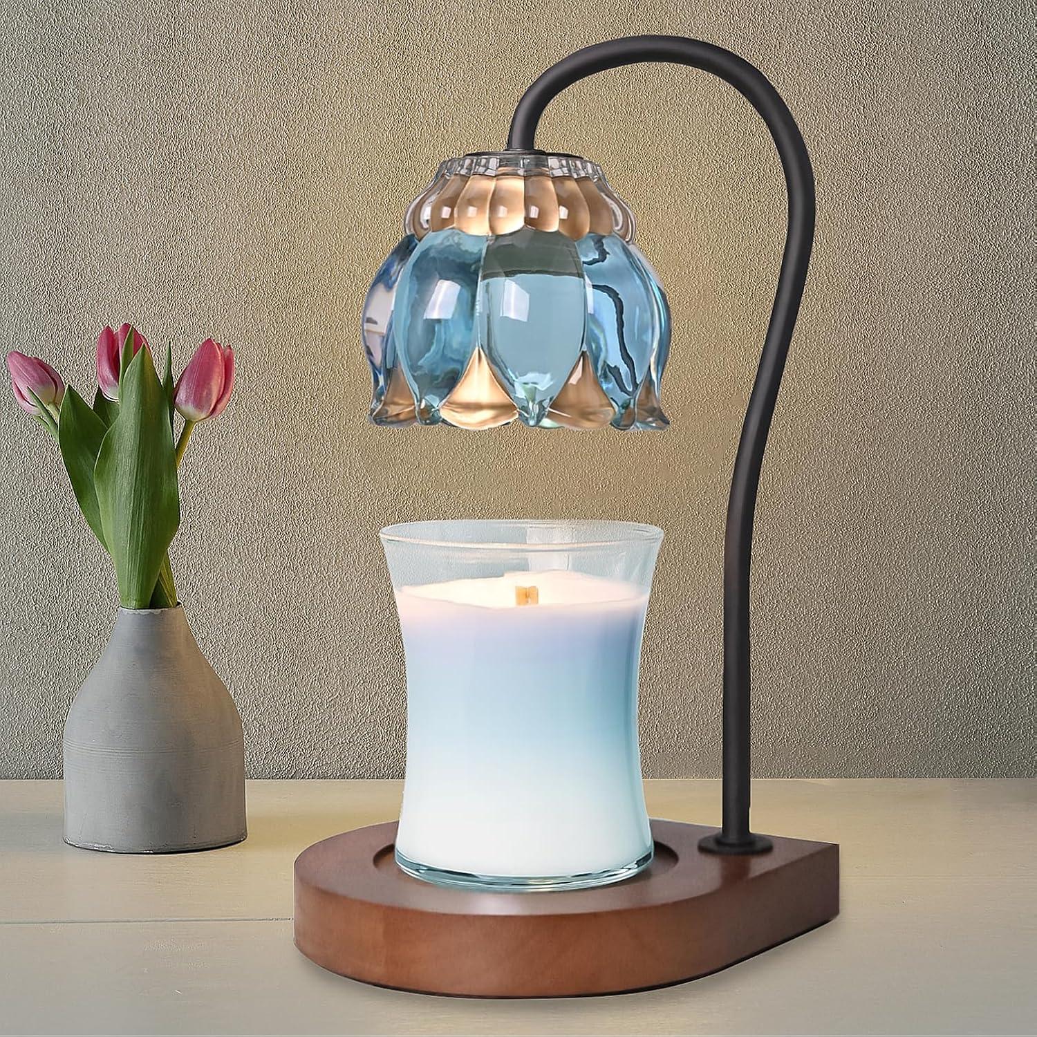 Lámpara Calentadora de Velas PPZHAVG Azul Cielo 50W con Temporizador