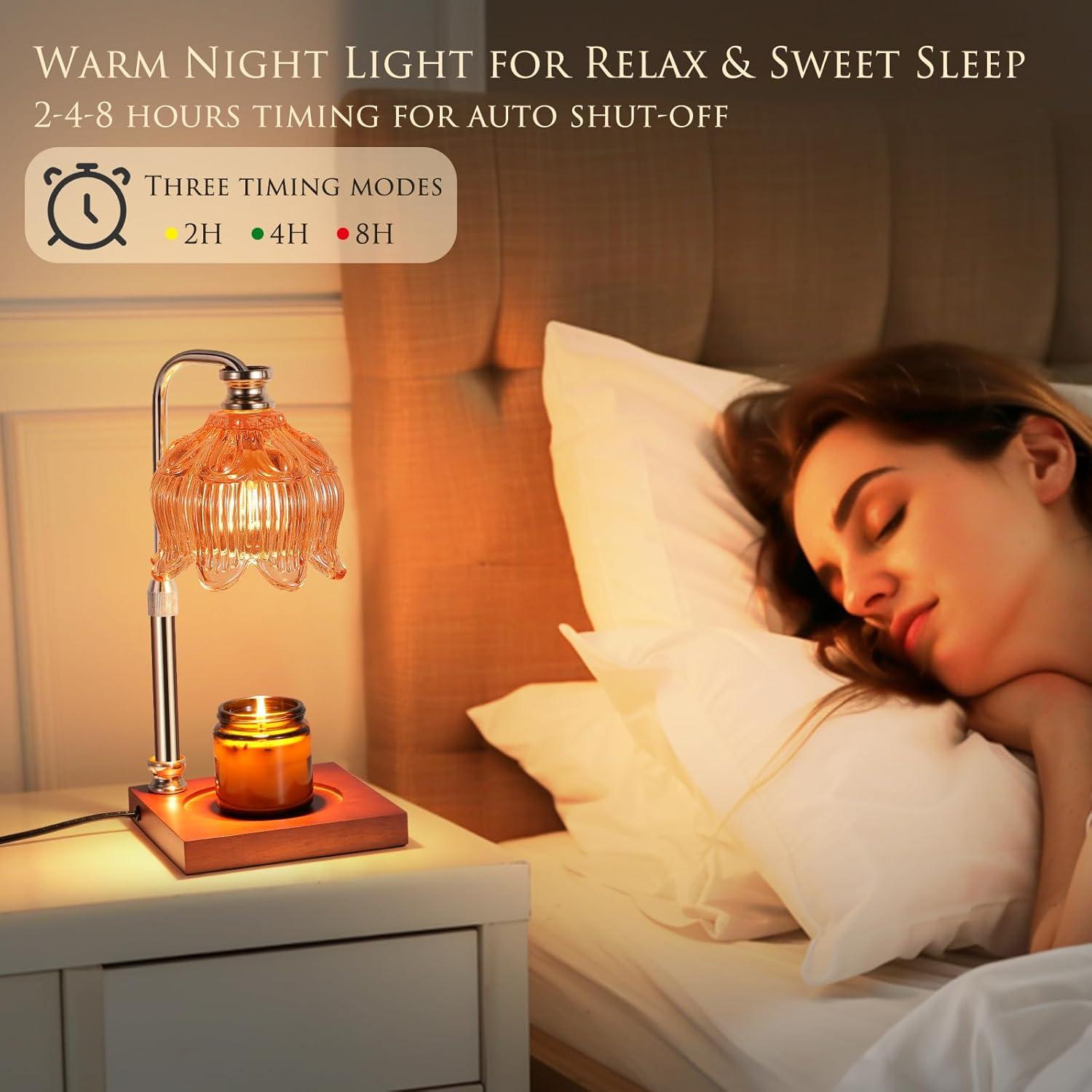 Lámpara Calentadora de Velas Hansanti Oro 50W Regulable