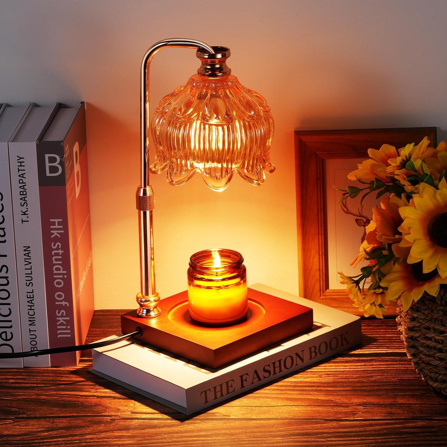 Lámpara Calentadora de Velas Hansanti Oro 50W Regulable