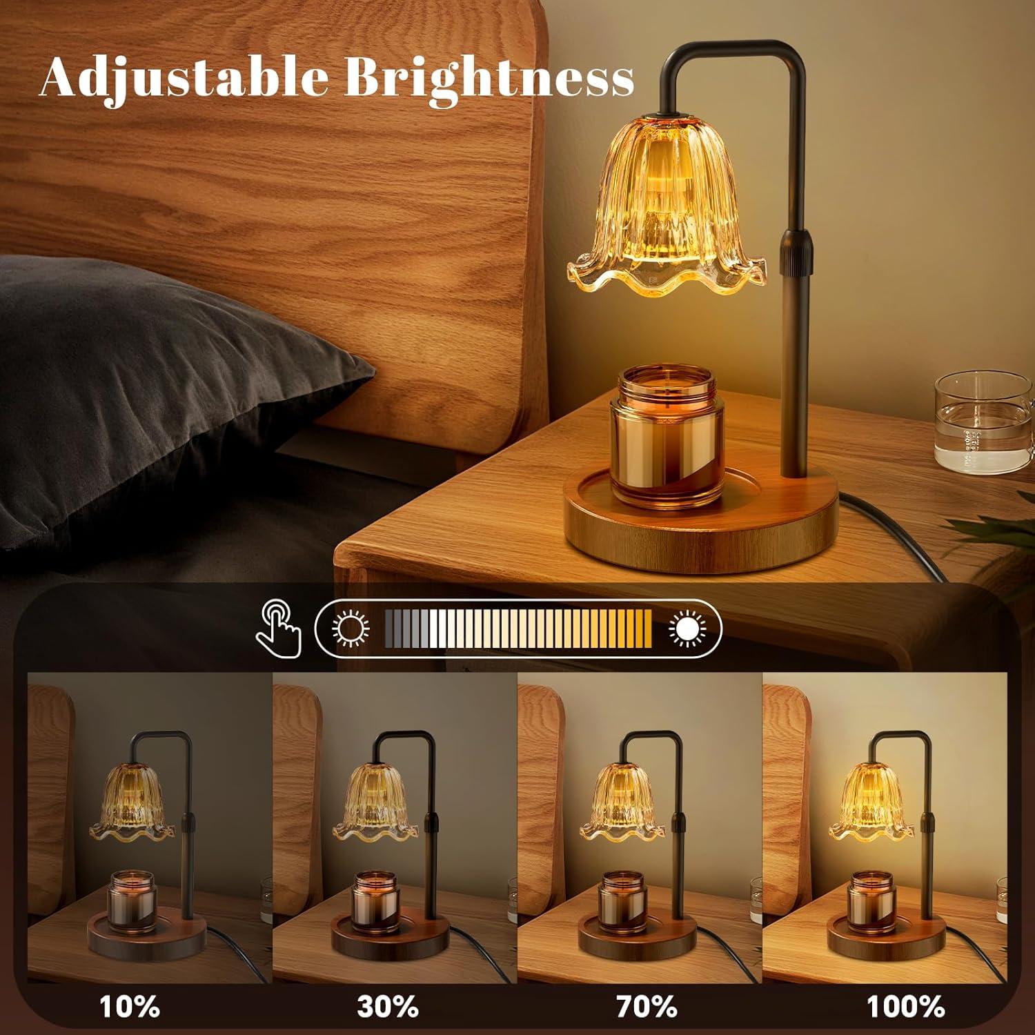 Lámpara Calentadora de Velas WarmEmbrace 50W con Temporizador