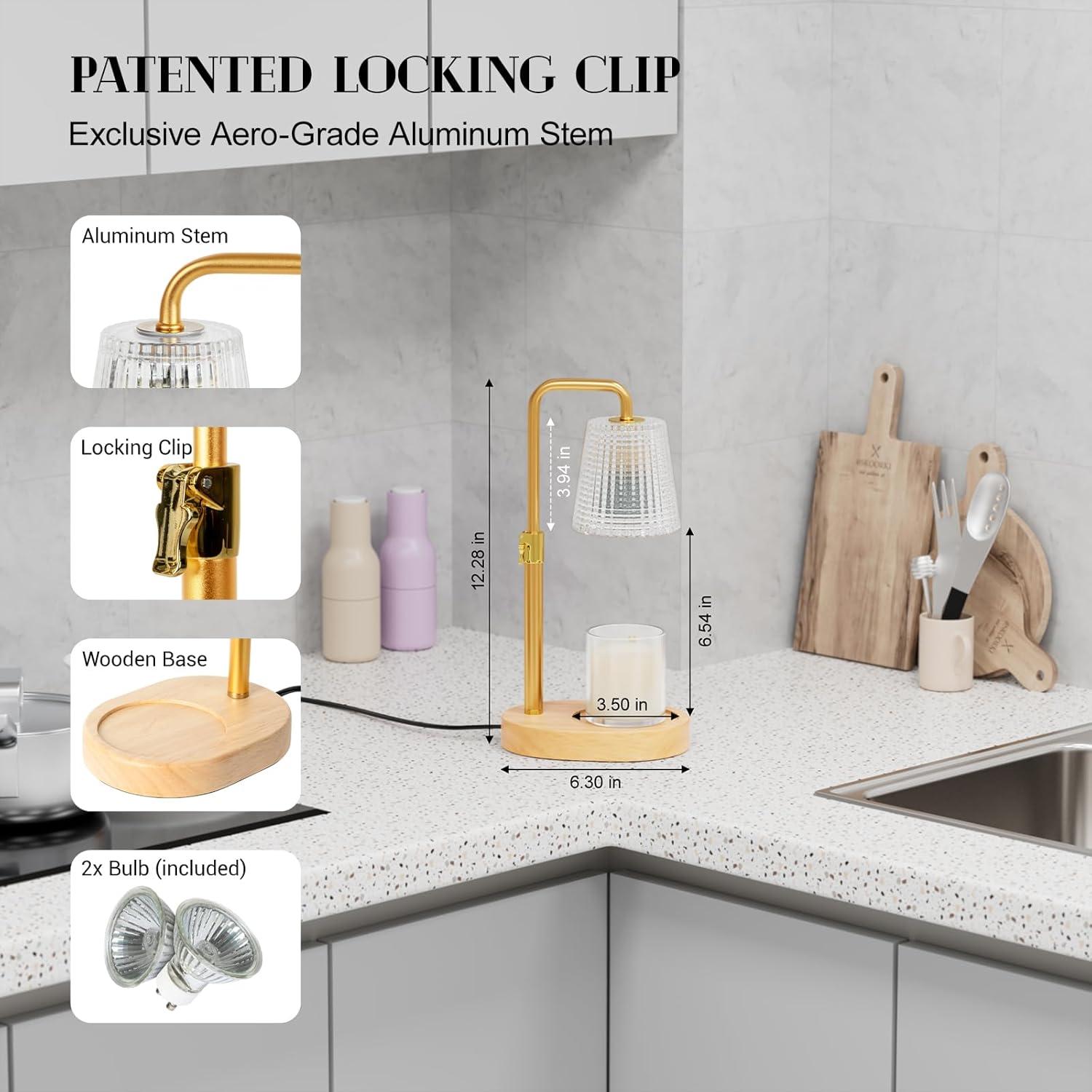 Lámpara Calentadora de Velas Nulmvic con Temporizador y Regulador