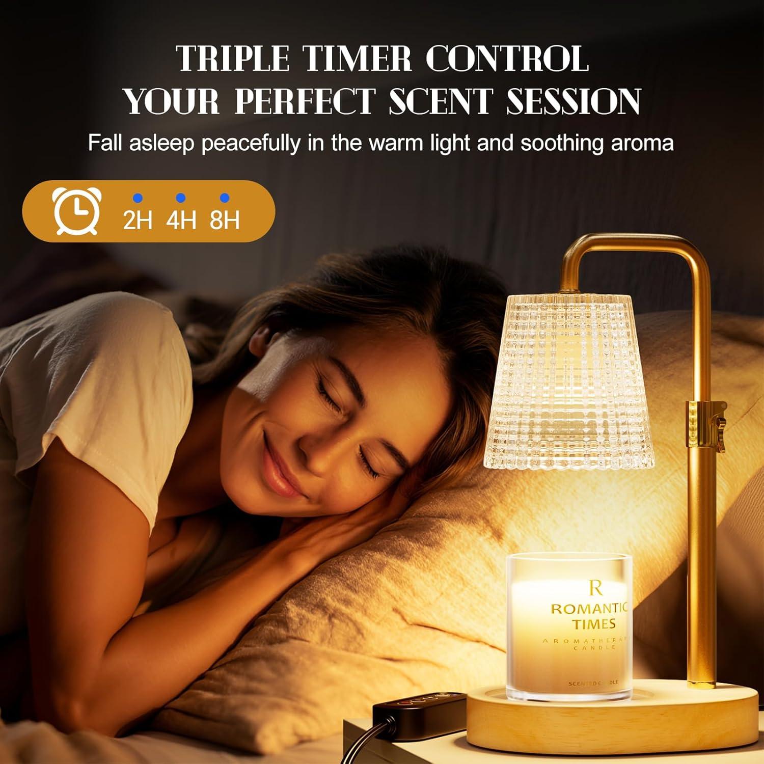 Lámpara Calentadora de Velas Nulmvic con Temporizador y Regulador