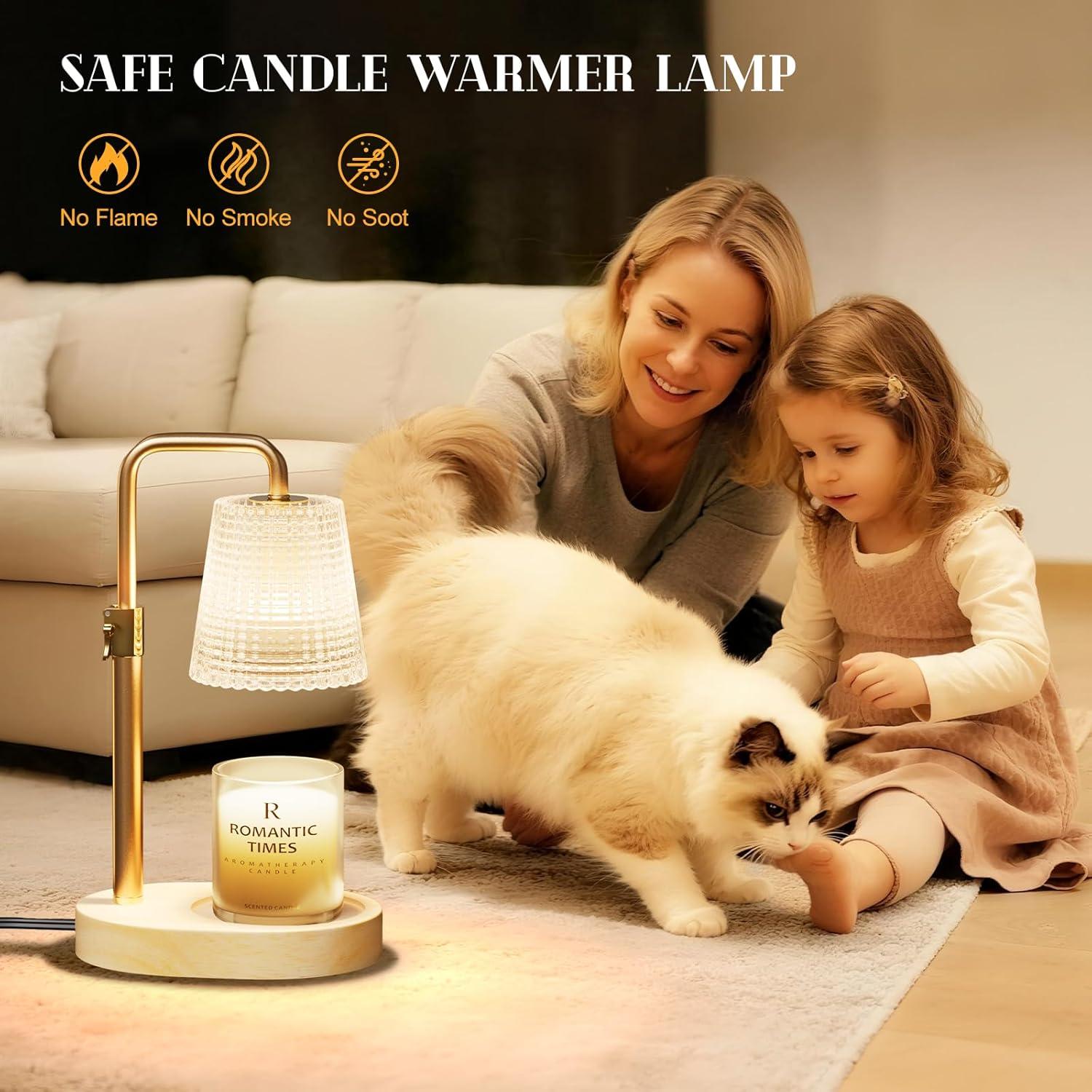 Lámpara Calentadora de Velas Nulmvic con Temporizador y Regulador