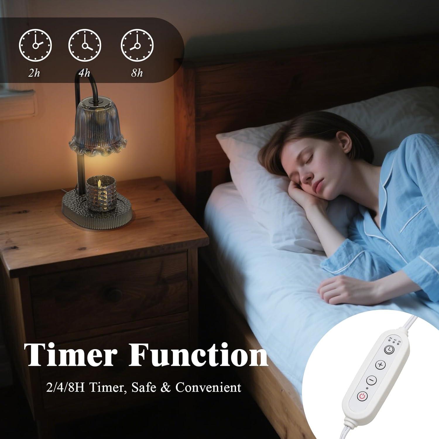 Lámpara Calentadora de Velas WYghyronic Ajustable 32cm Negro