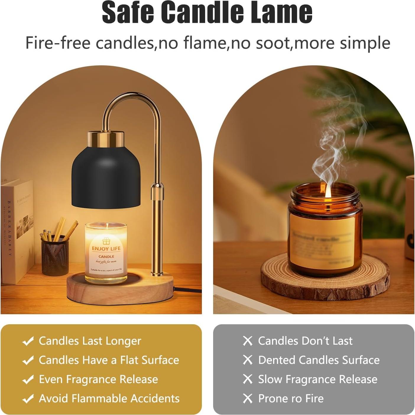 Lámpara Calentadora de Velas Seenlast con Regulador y Temporizador