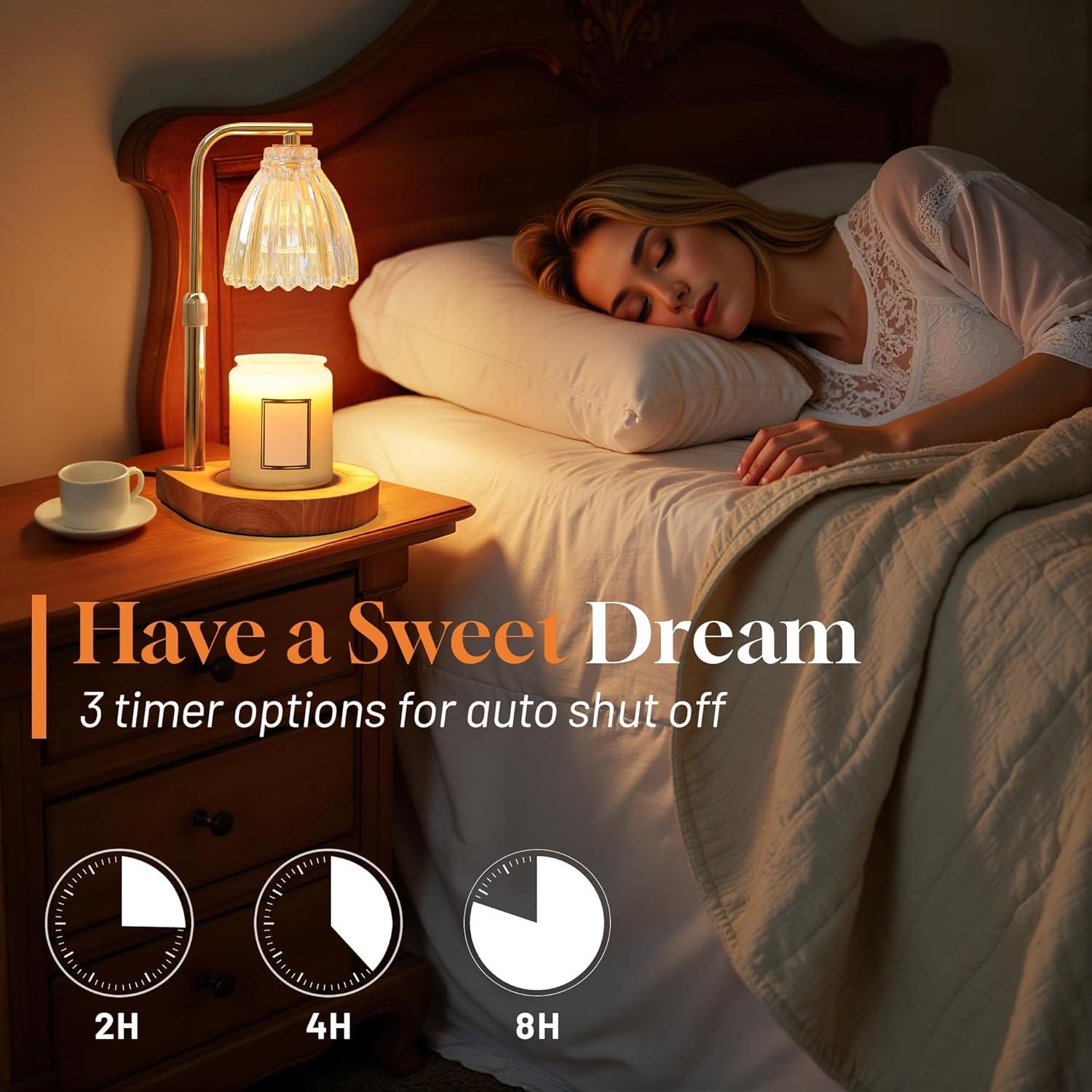 Lámpara Calentadora de Velas AIFEI con Temporizador y Altura Ajustable