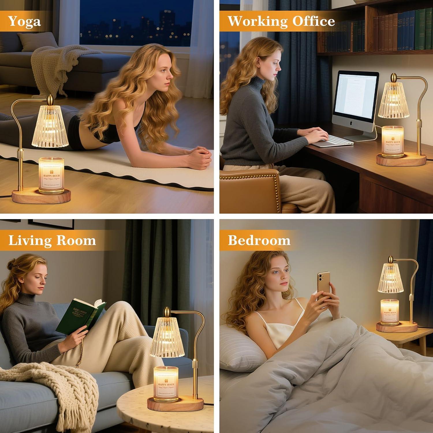 Lámpara Calentadora de Velas Imenlox Ámbar 10W Regulable