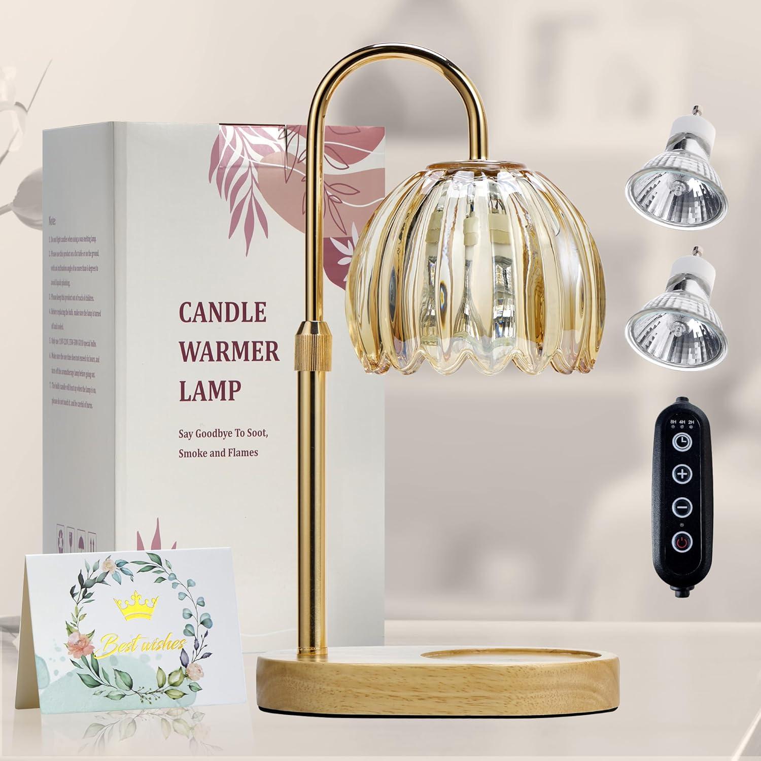 Lámpara Calentadora de Velas Heymirro con Temporizador y Altura Ajustable