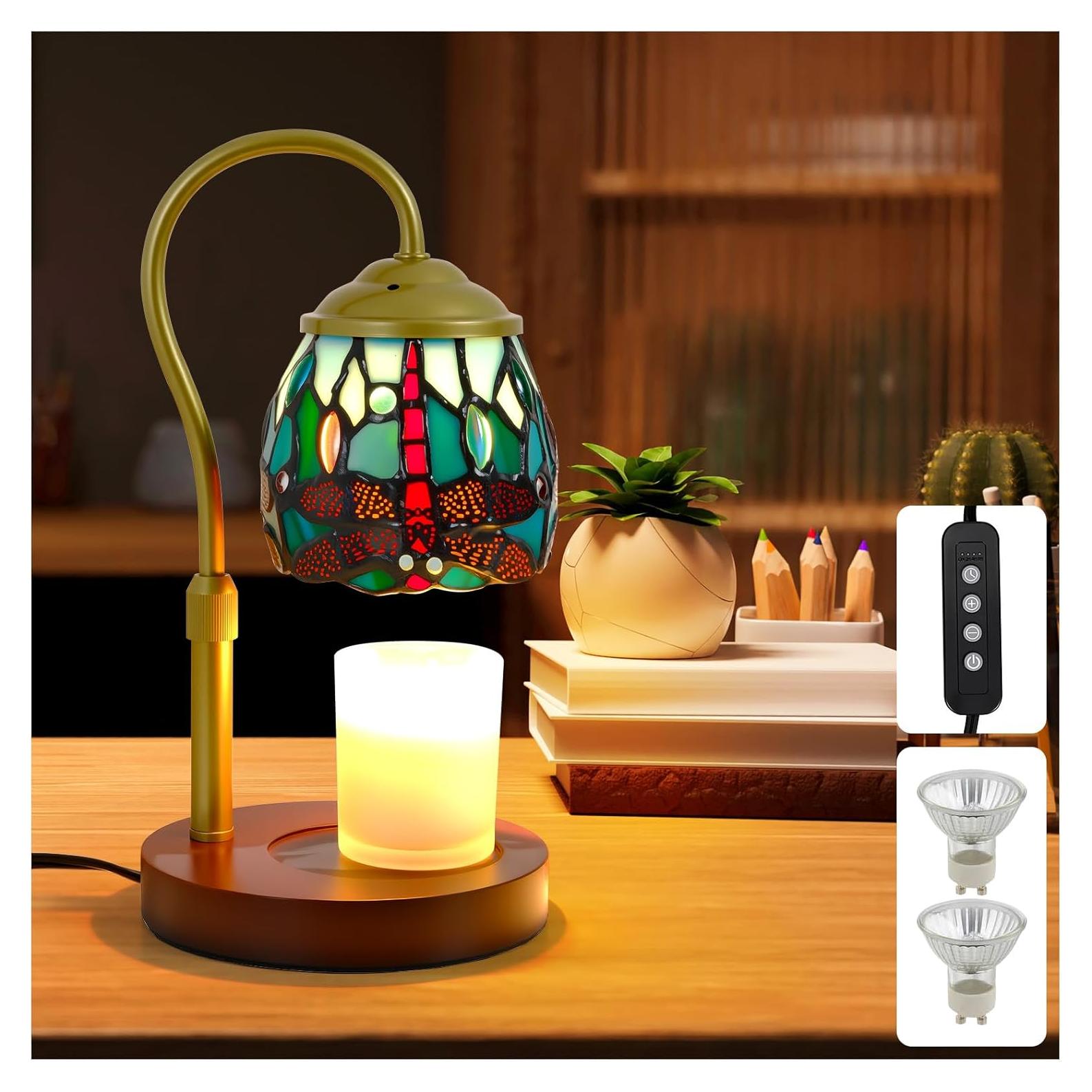 Lámpara Calentadora de Velas XIFEINIU Libélula con Temporizador