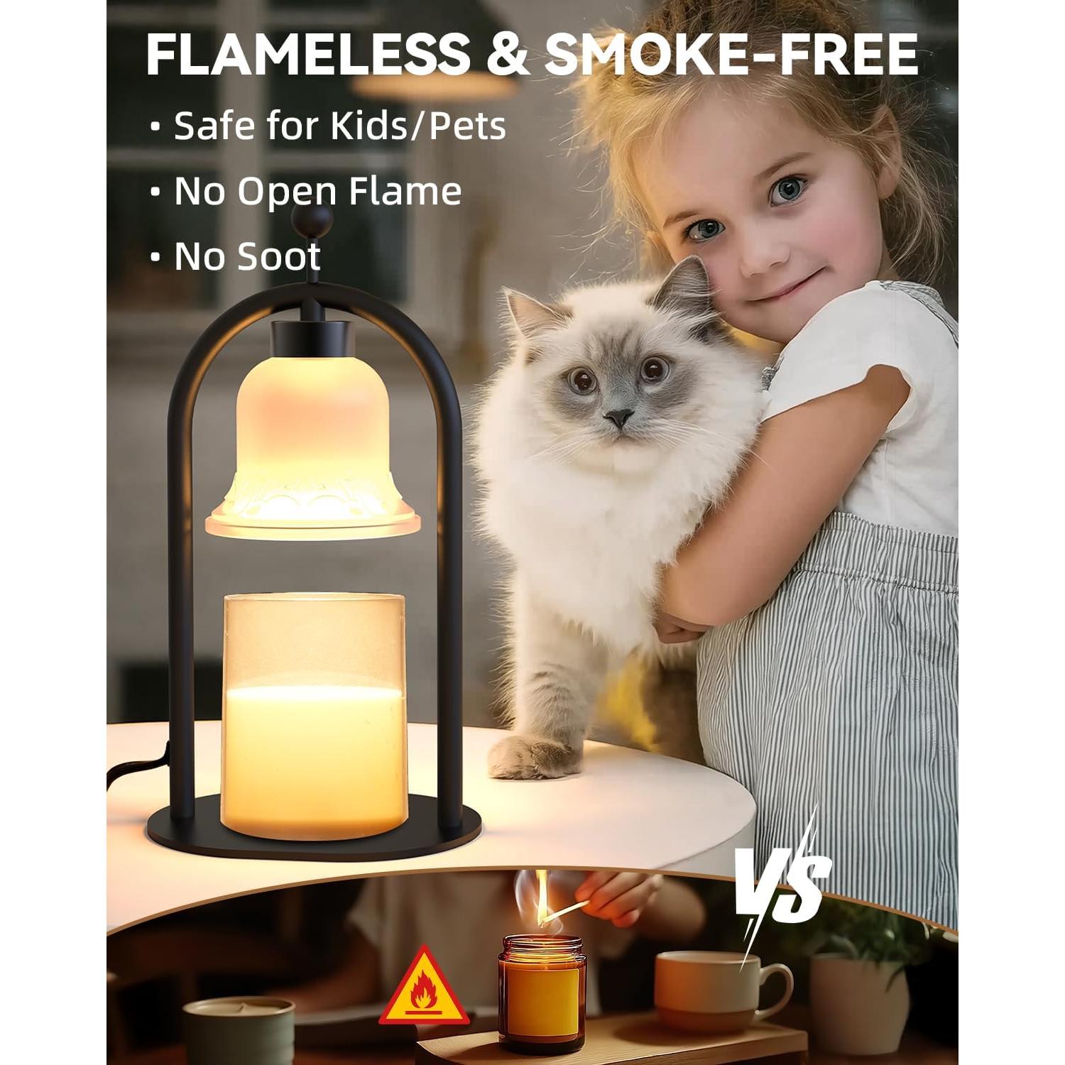 Lámpara Calentadora de Velas WENHHUUA con Temporizador 50W